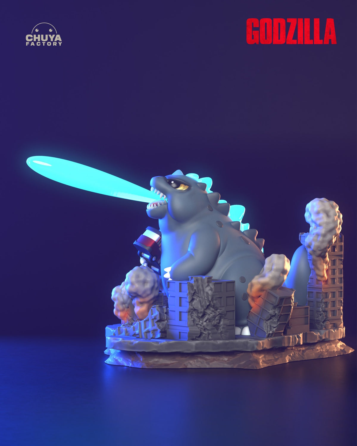 Chibi Godzilla resin figure