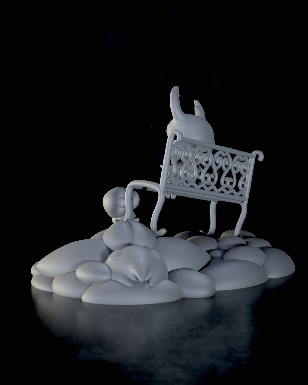 Chibi Hollow Knight resin figure