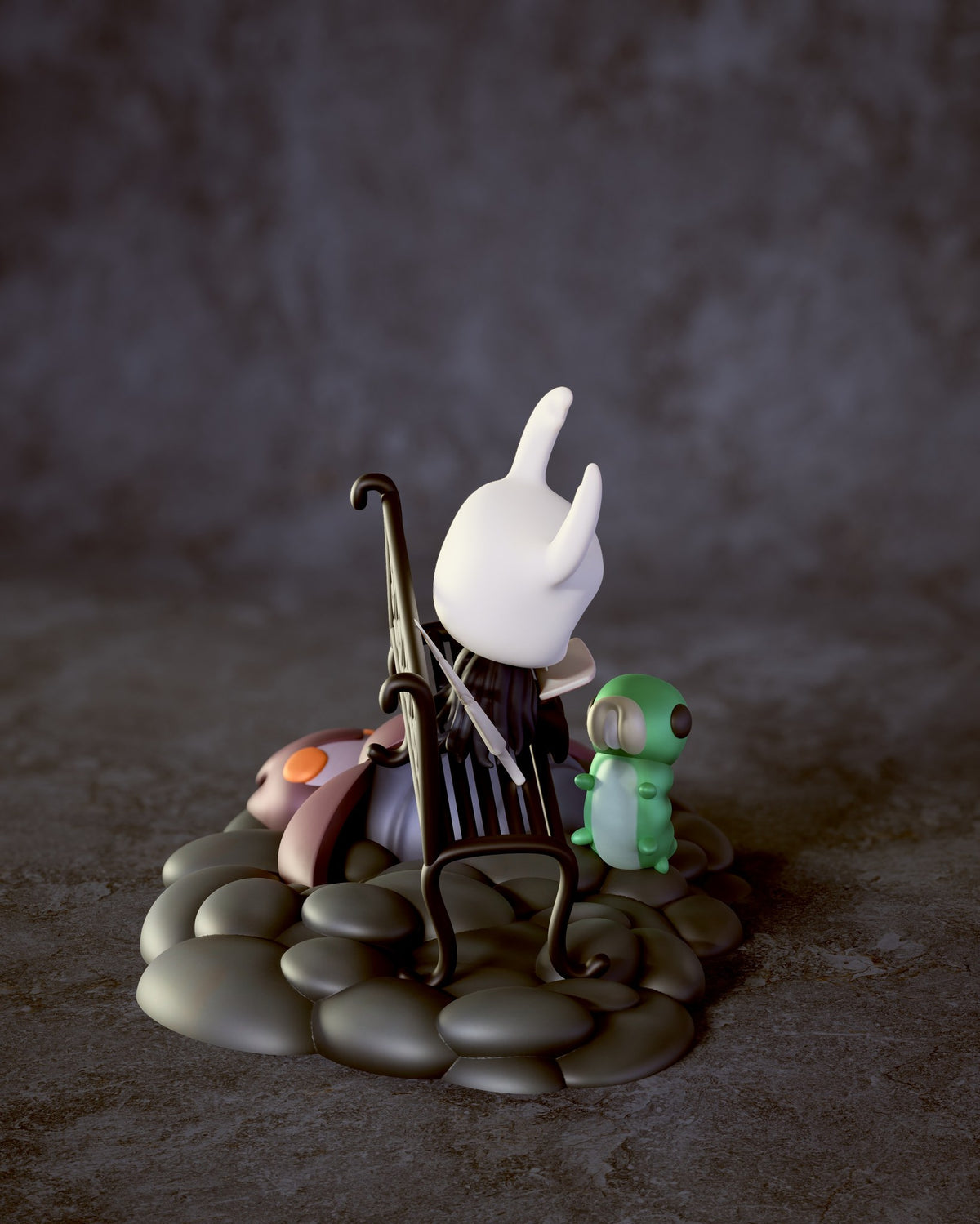 Chibi Hollow Knight resin figure