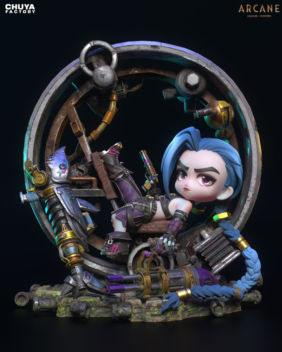 Chibi Jinx resin figure
