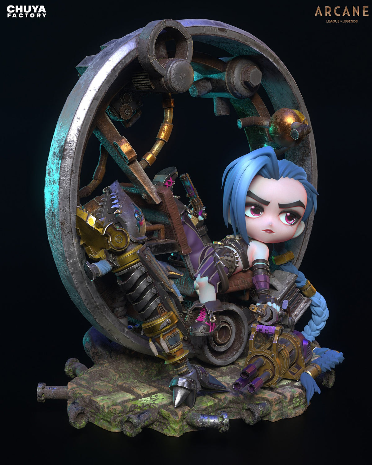 Chibi Jinx resin figure