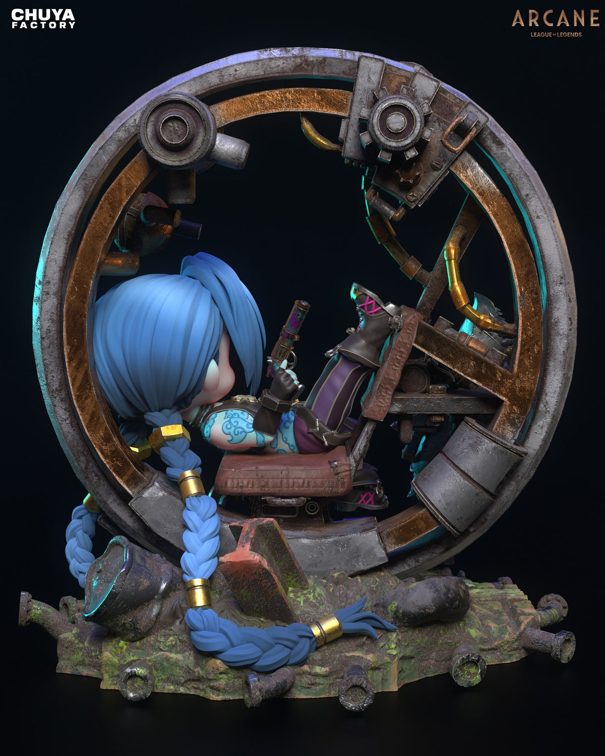 Chibi Jinx resin figure