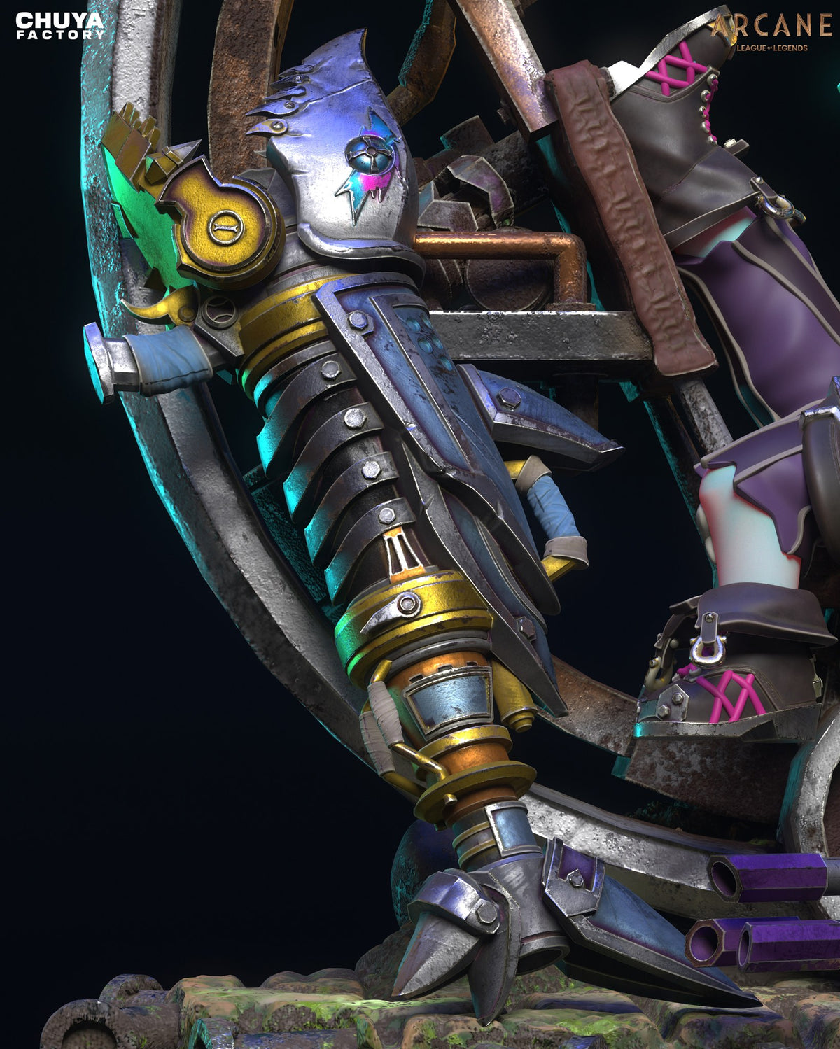 Chibi Jinx resin figure