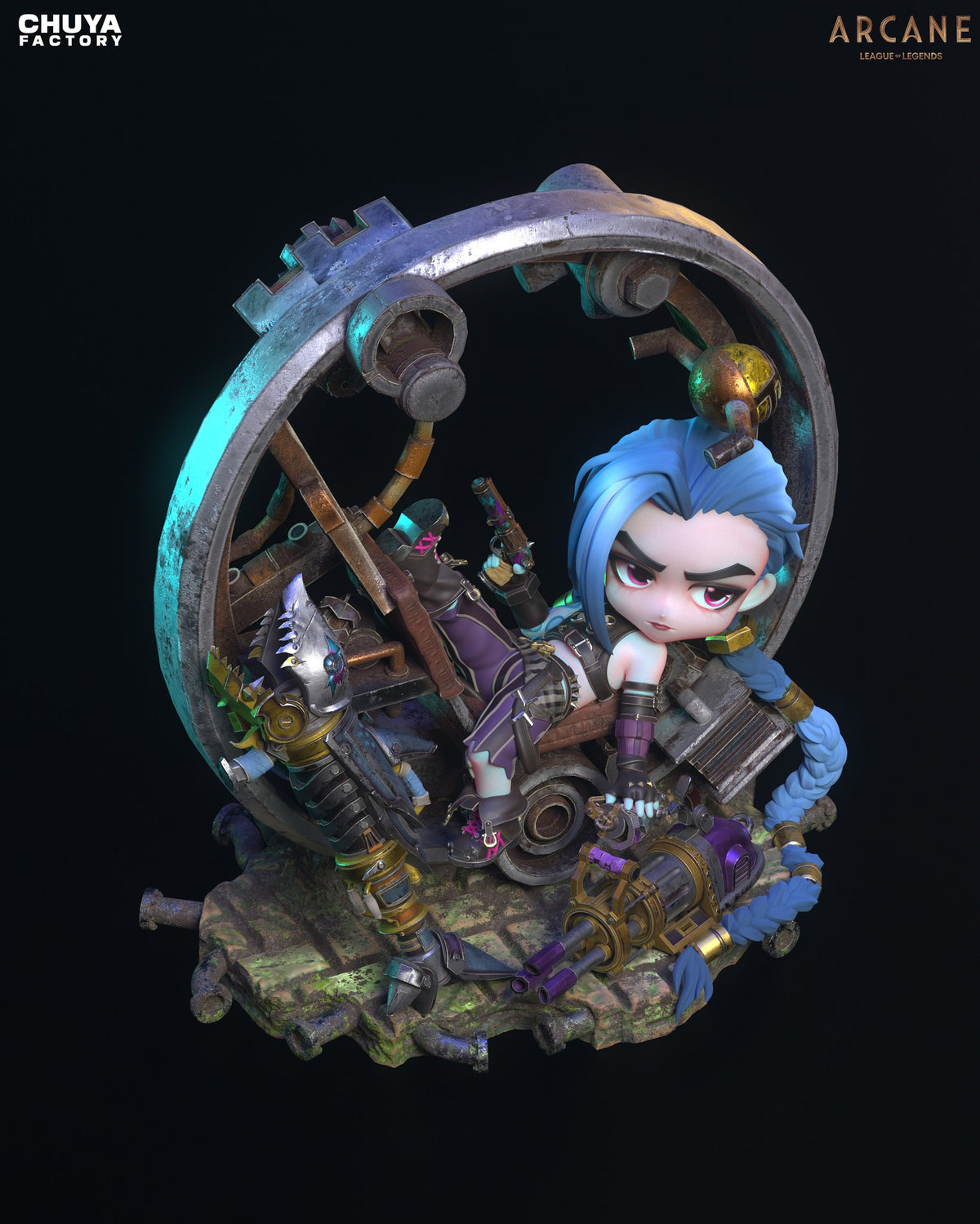 Chibi Jinx resin figure
