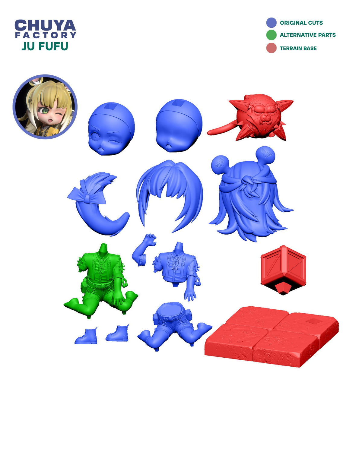 Chibi Jufufu resin figure
