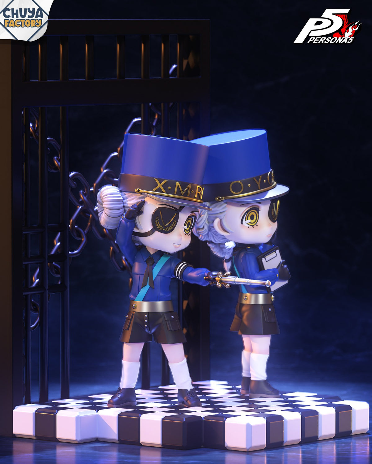 Chibi Justine & Caroline resin figure