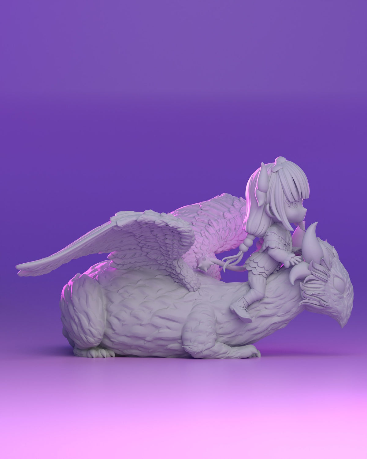 Chibi Kanna Kamui resin figure