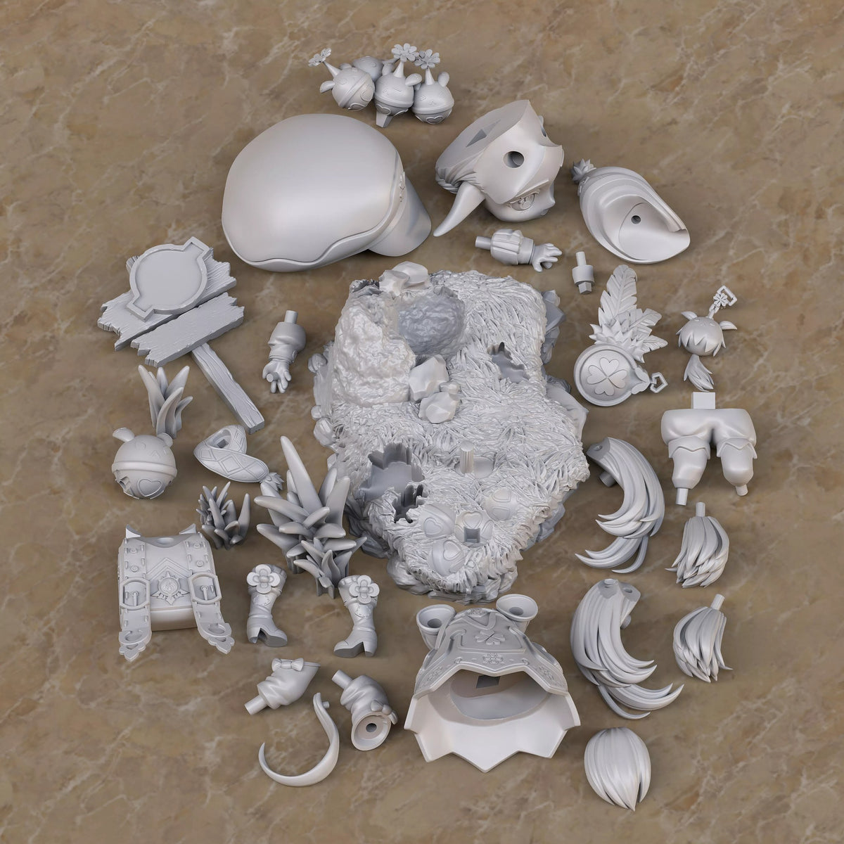 Chibi Klee resin figure