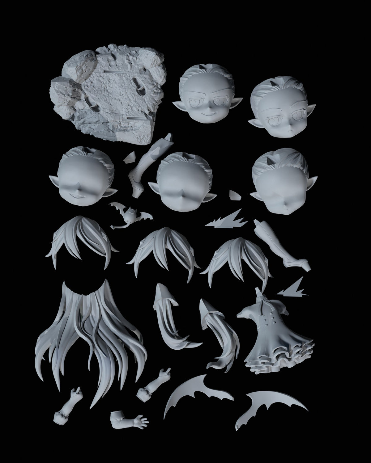 Chibi Krul Tepes resin figure