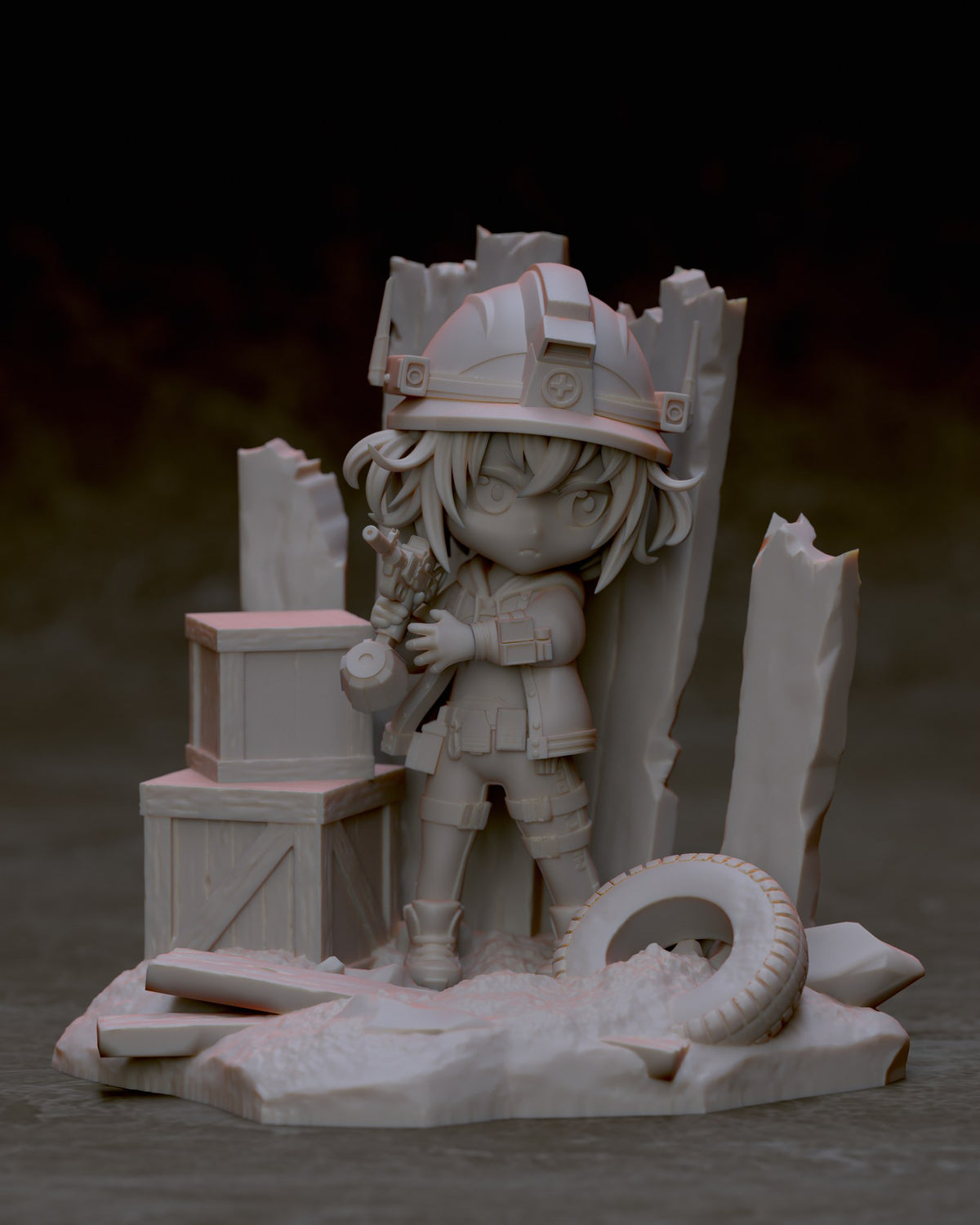 Chibi Liter resin figure
