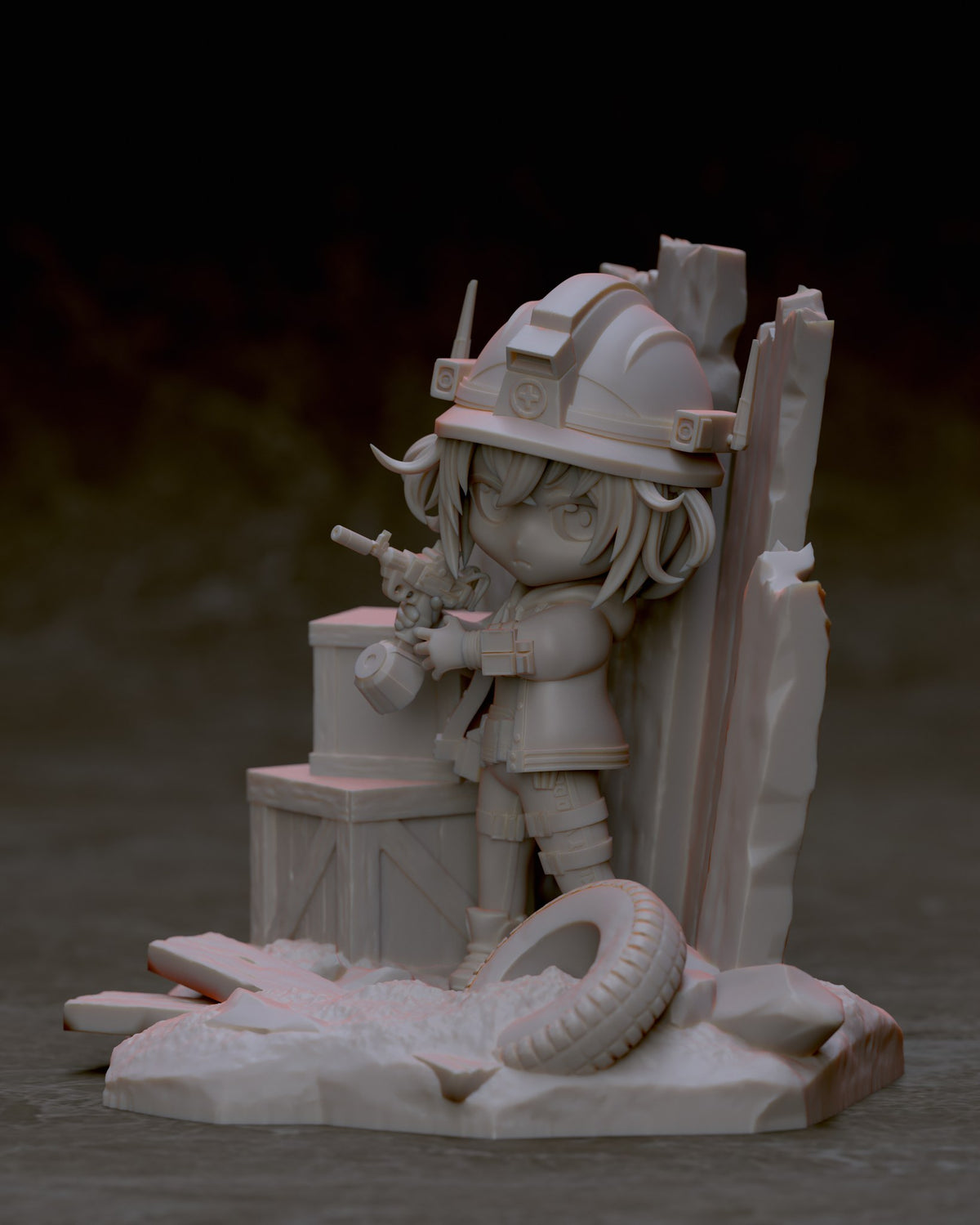 Chibi Liter resin figure