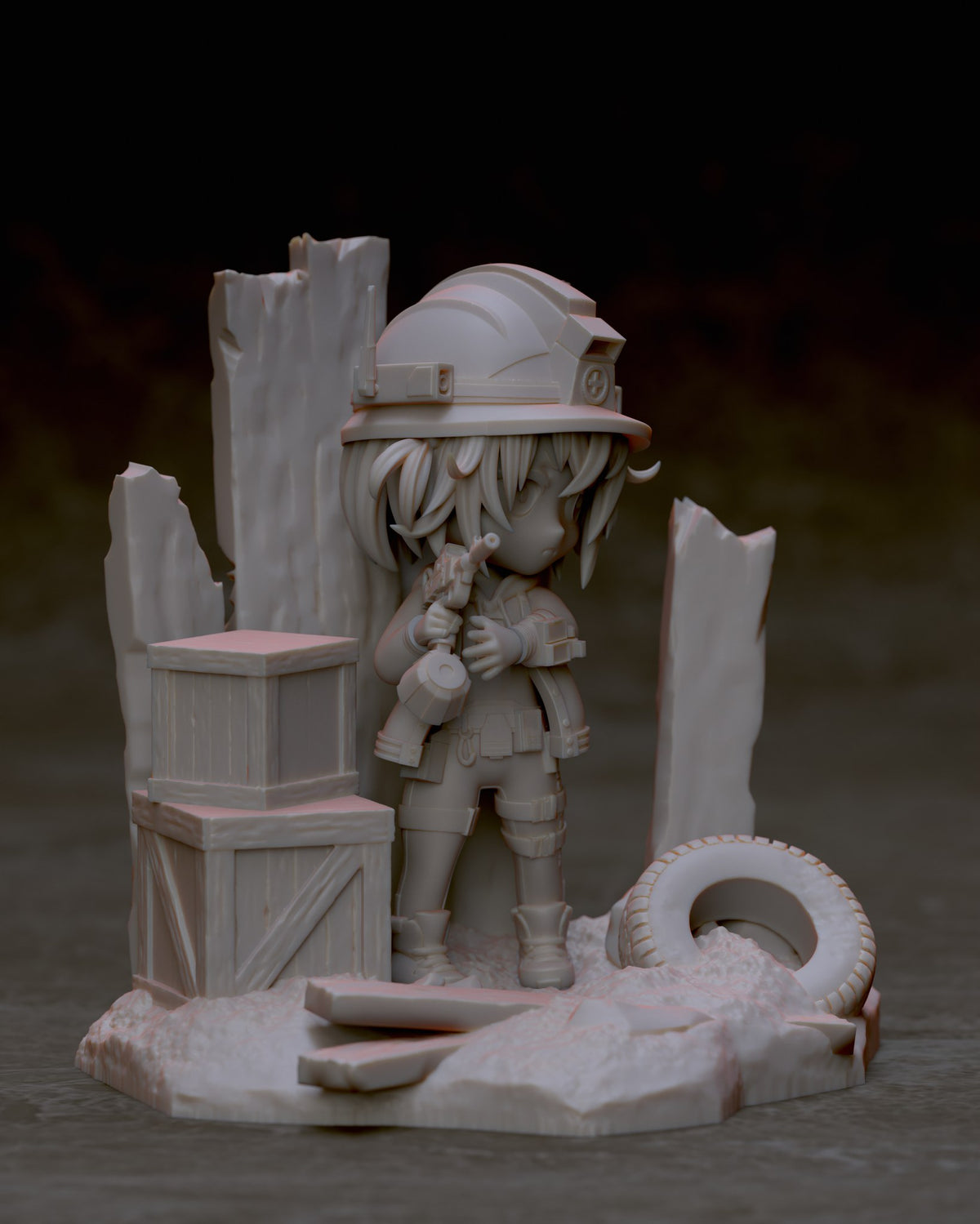 Chibi Liter resin figure