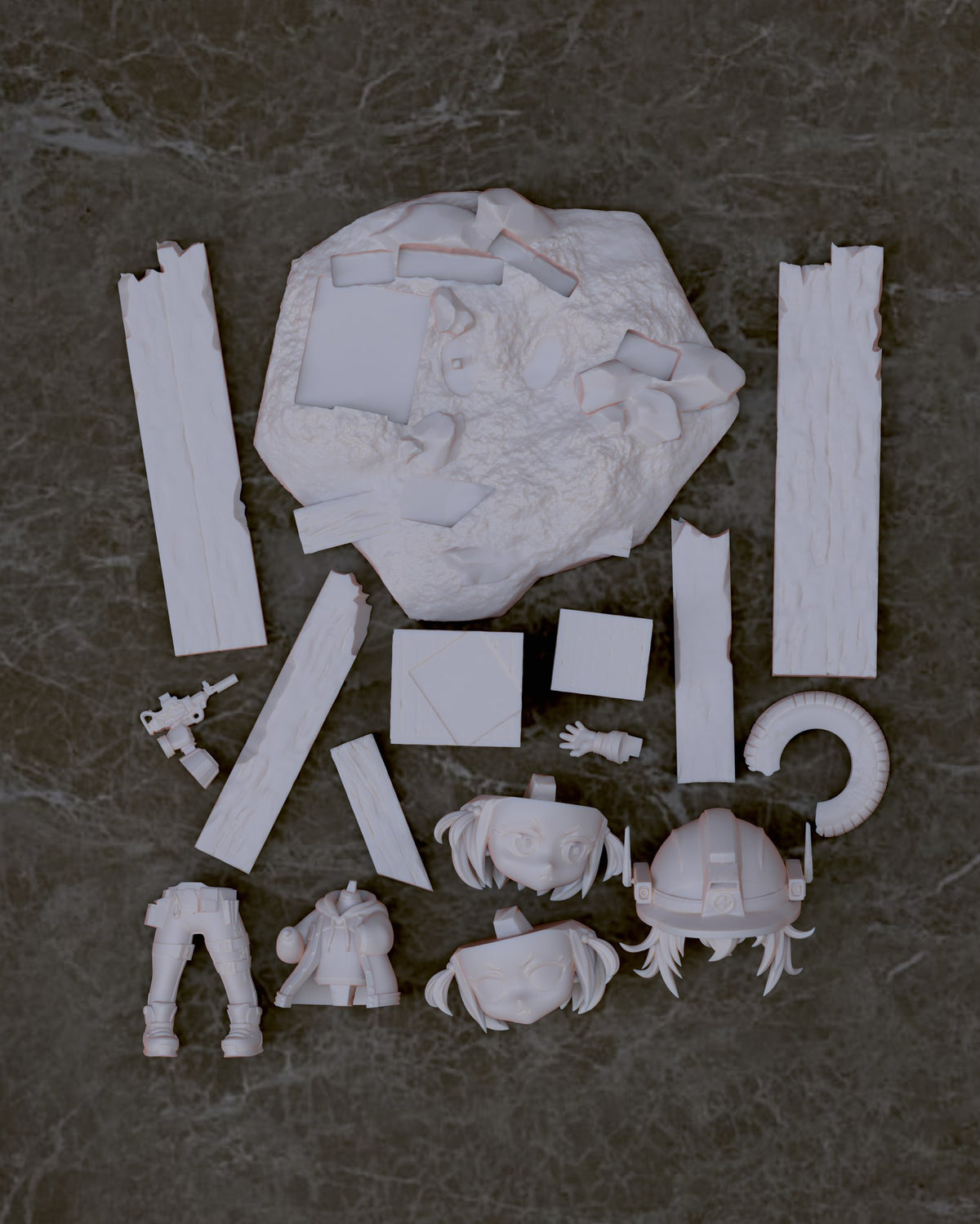Chibi Liter resin figure