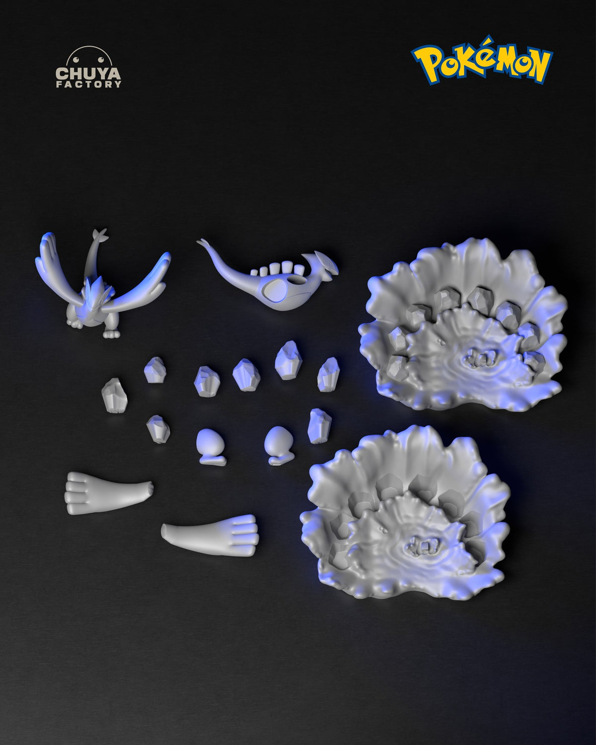 Chibi Lugia resin figure