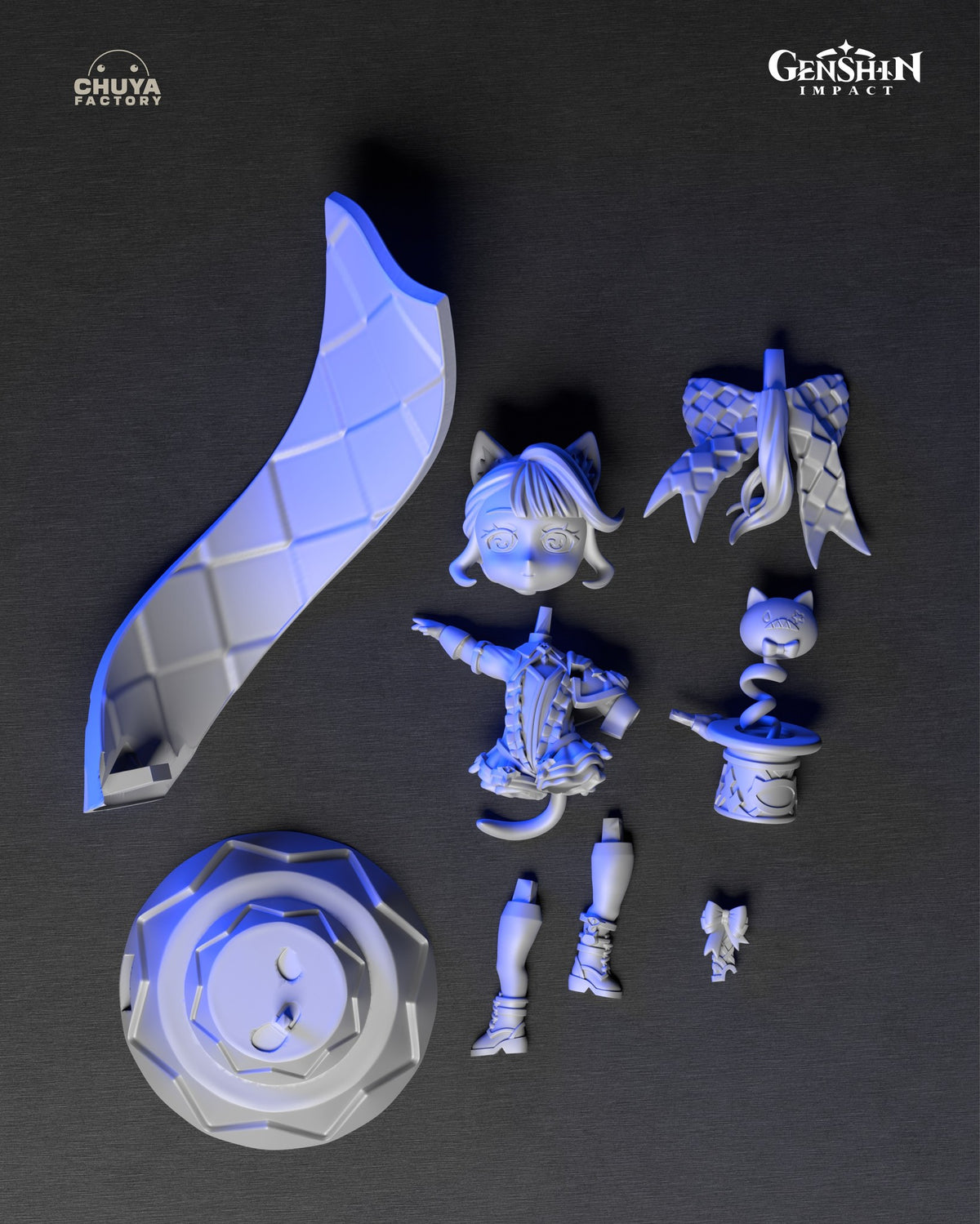 Chibi Lynette resin figure