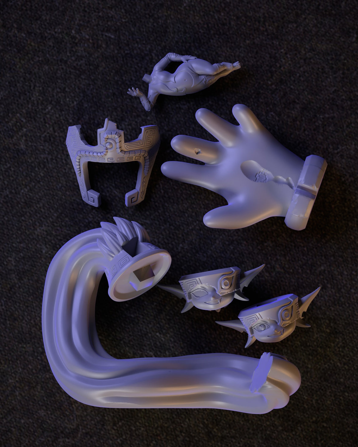 Chibi Midna resin figure
