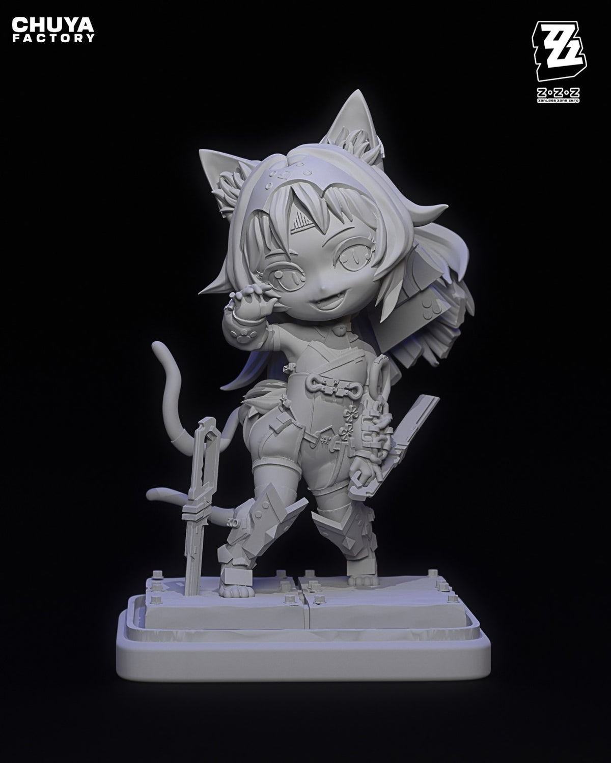 Chibi Nekomata resin figure