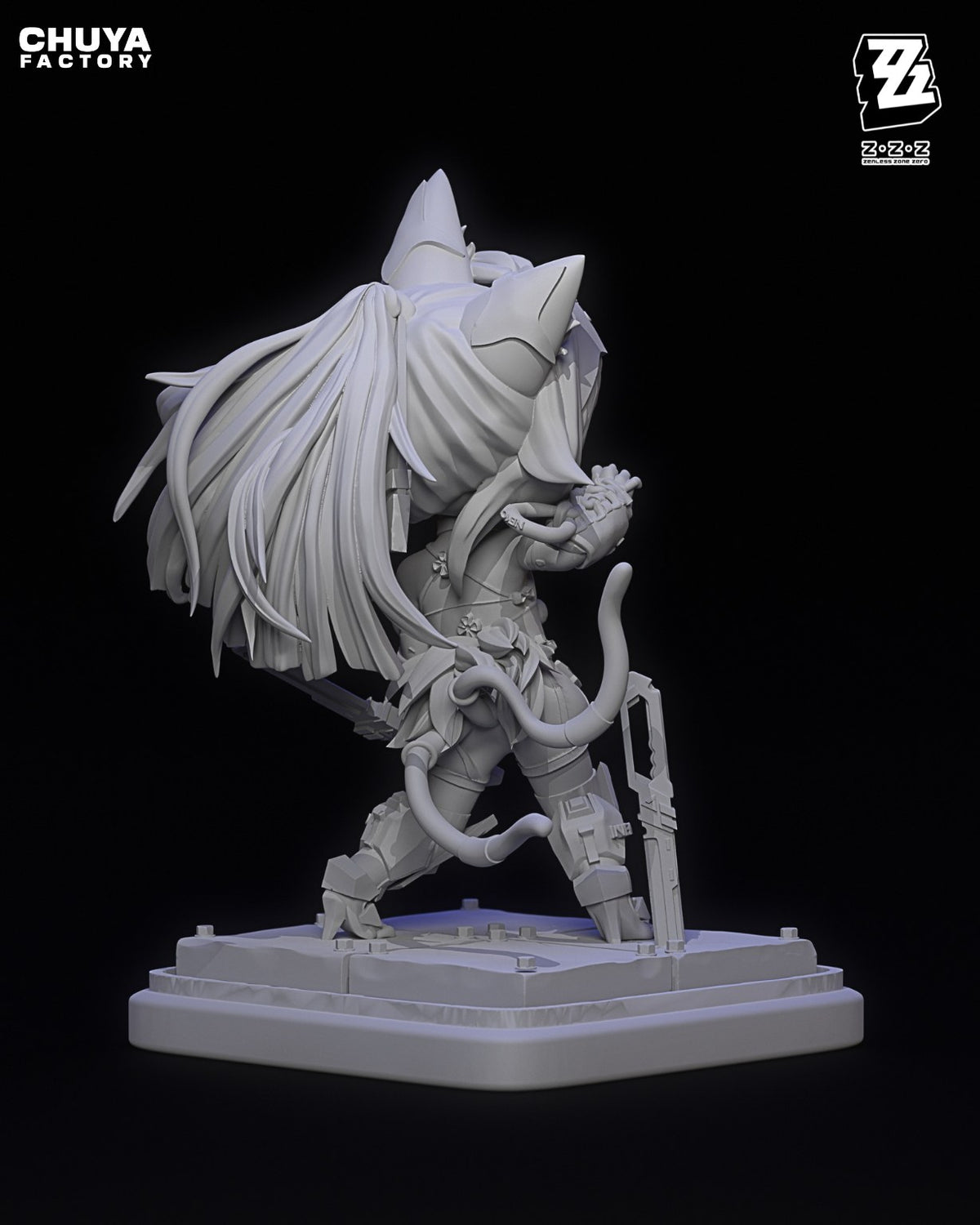 Chibi Nekomata resin figure