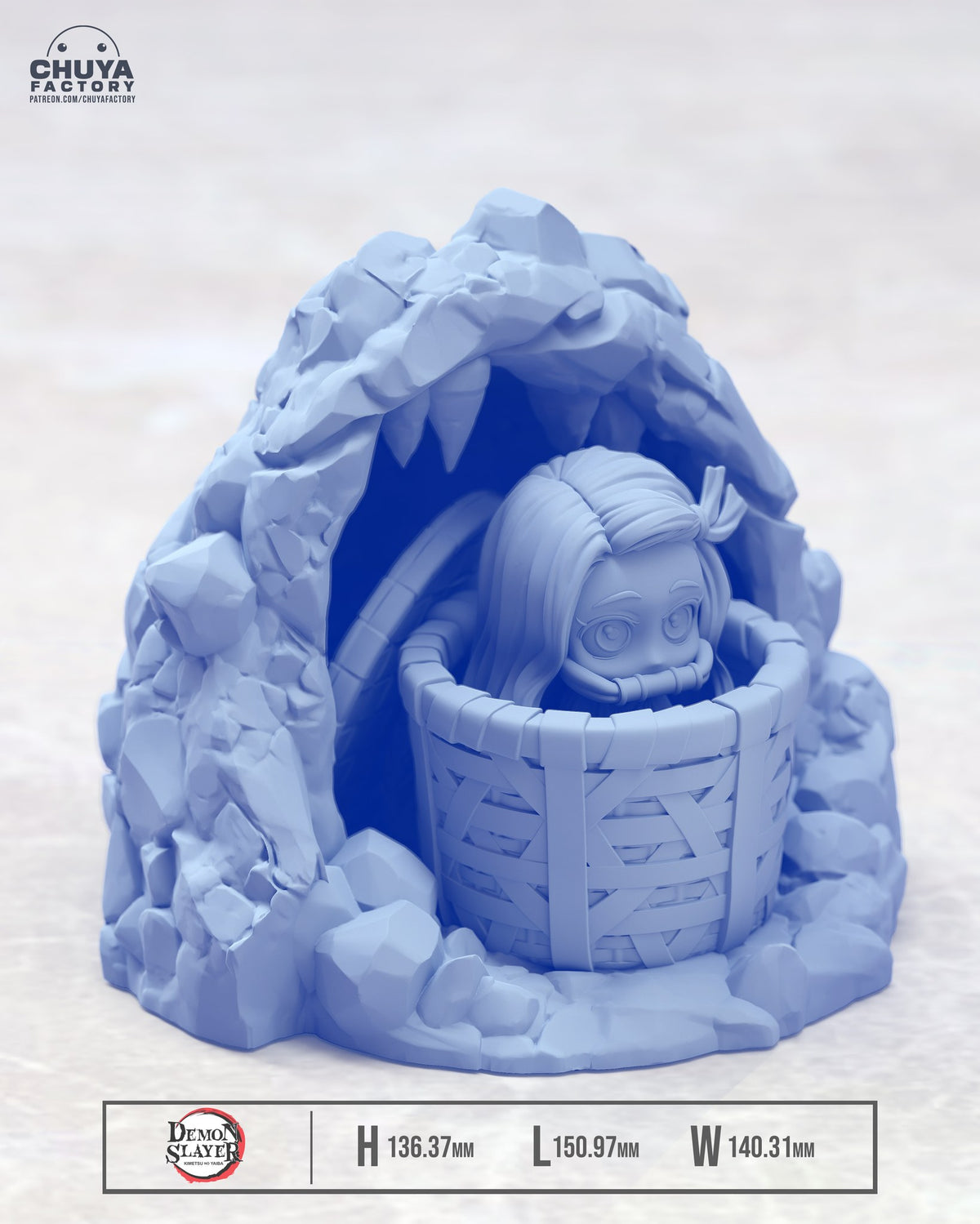 Chibi Nezuko resin figure