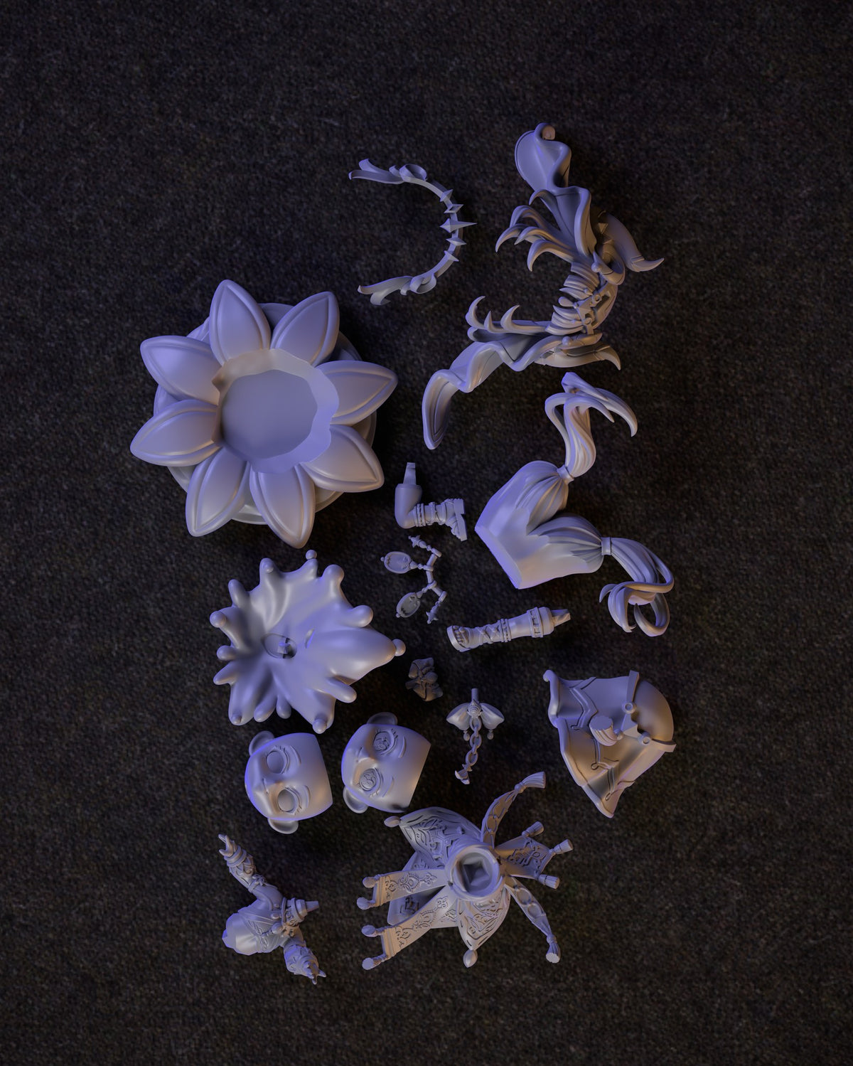 Chibi Nilou resin figure