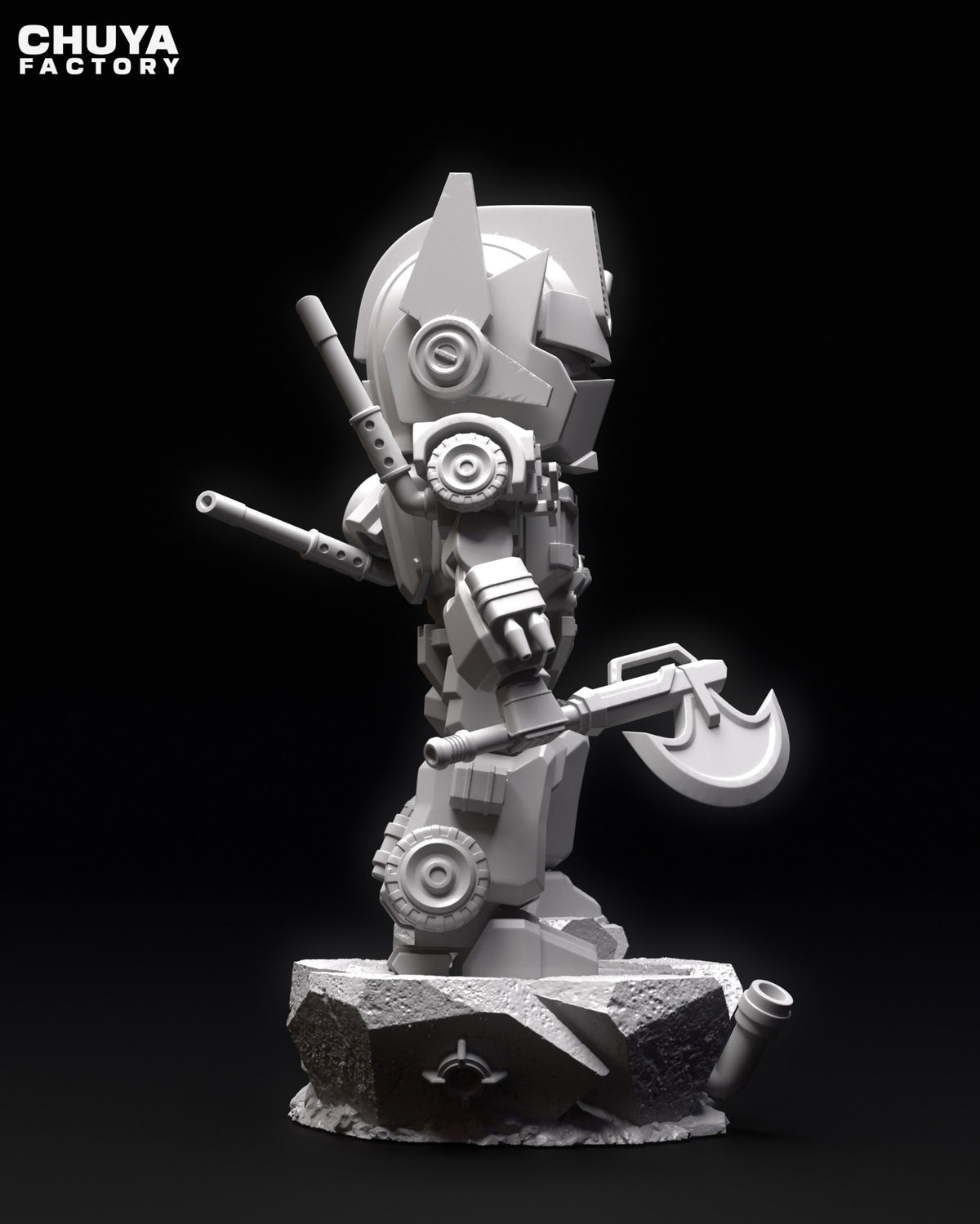 Chibi Optimus Prime resin figure