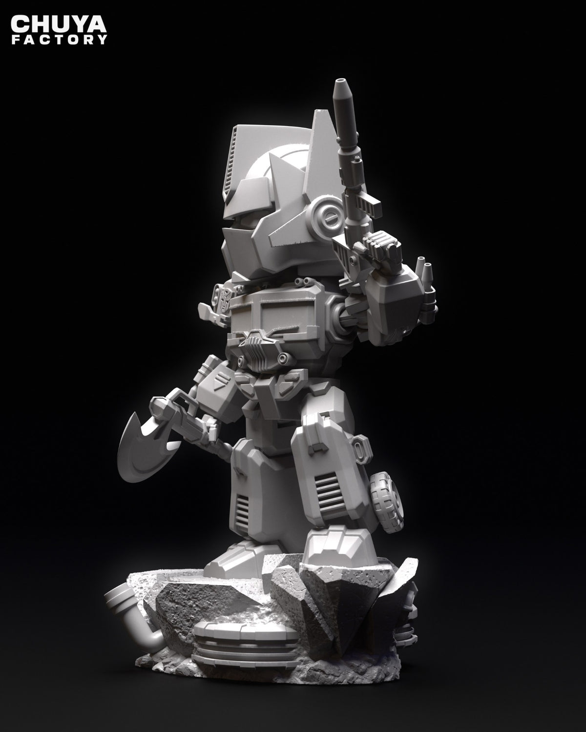 Chibi Optimus Prime resin figure