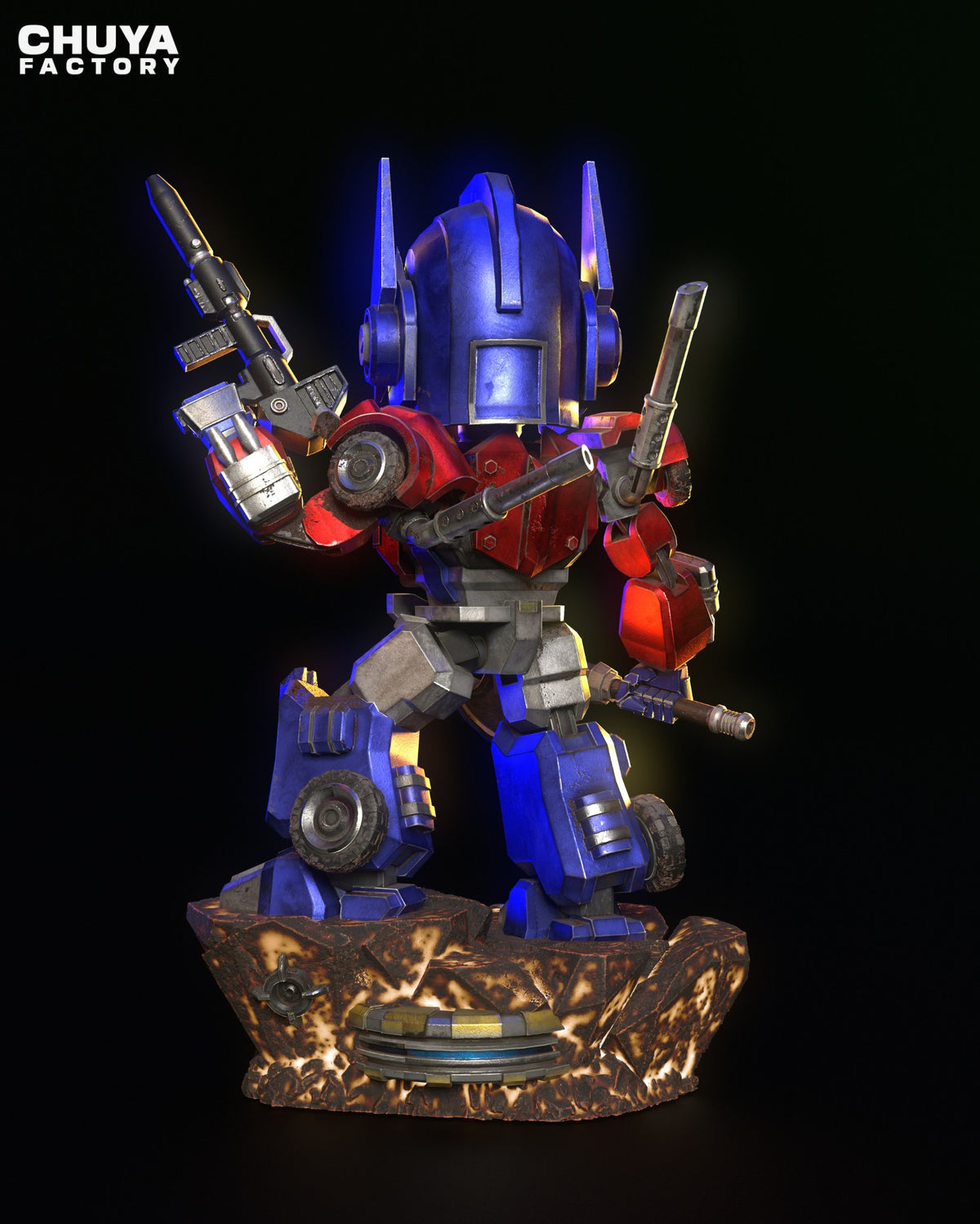 Chibi Optimus Prime resin figure