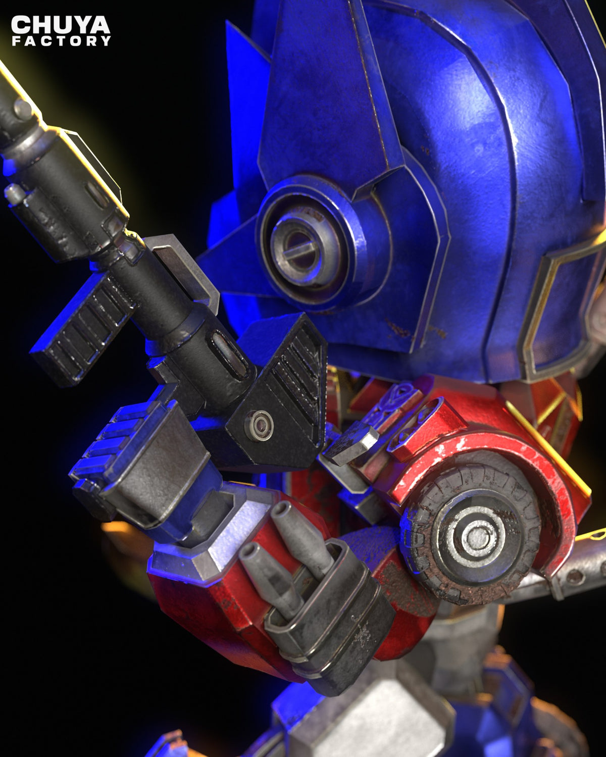 Chibi Optimus Prime resin figure