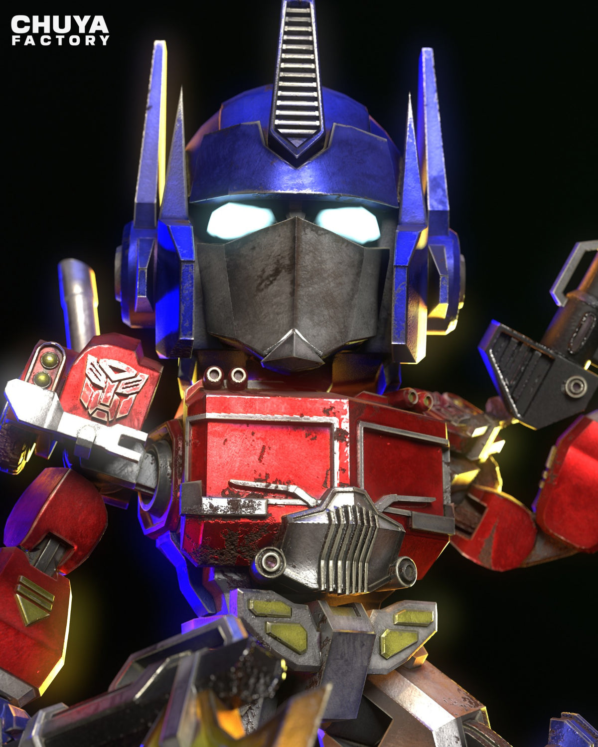 Chibi Optimus Prime resin figure