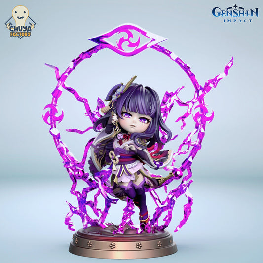 Chibi Raiden Shogun resin figure