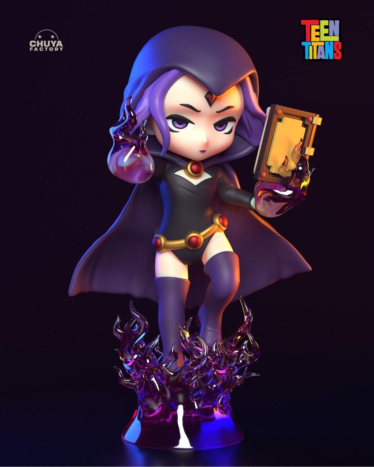 Chibi Raven resin figure