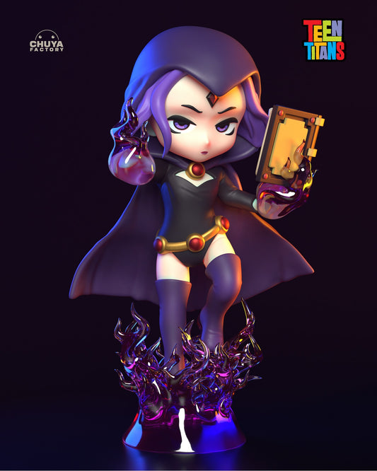 Chibi Raven resin figure