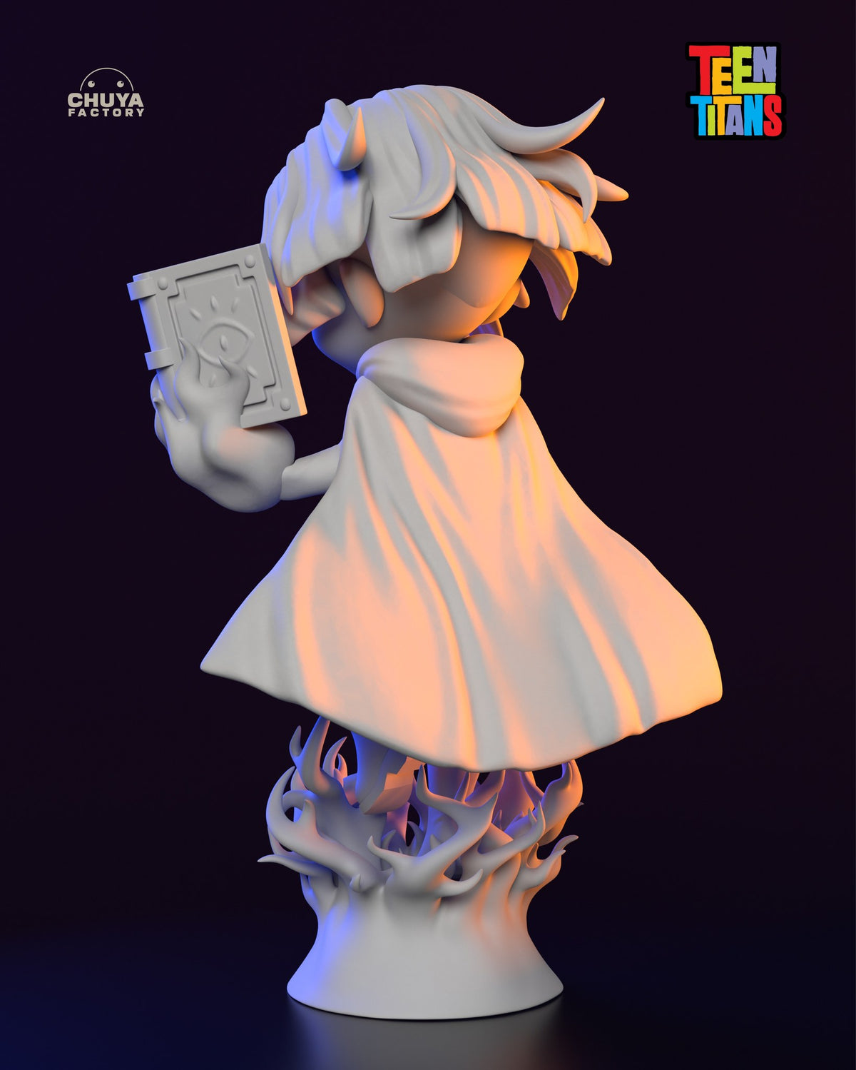 Chibi Raven resin figure