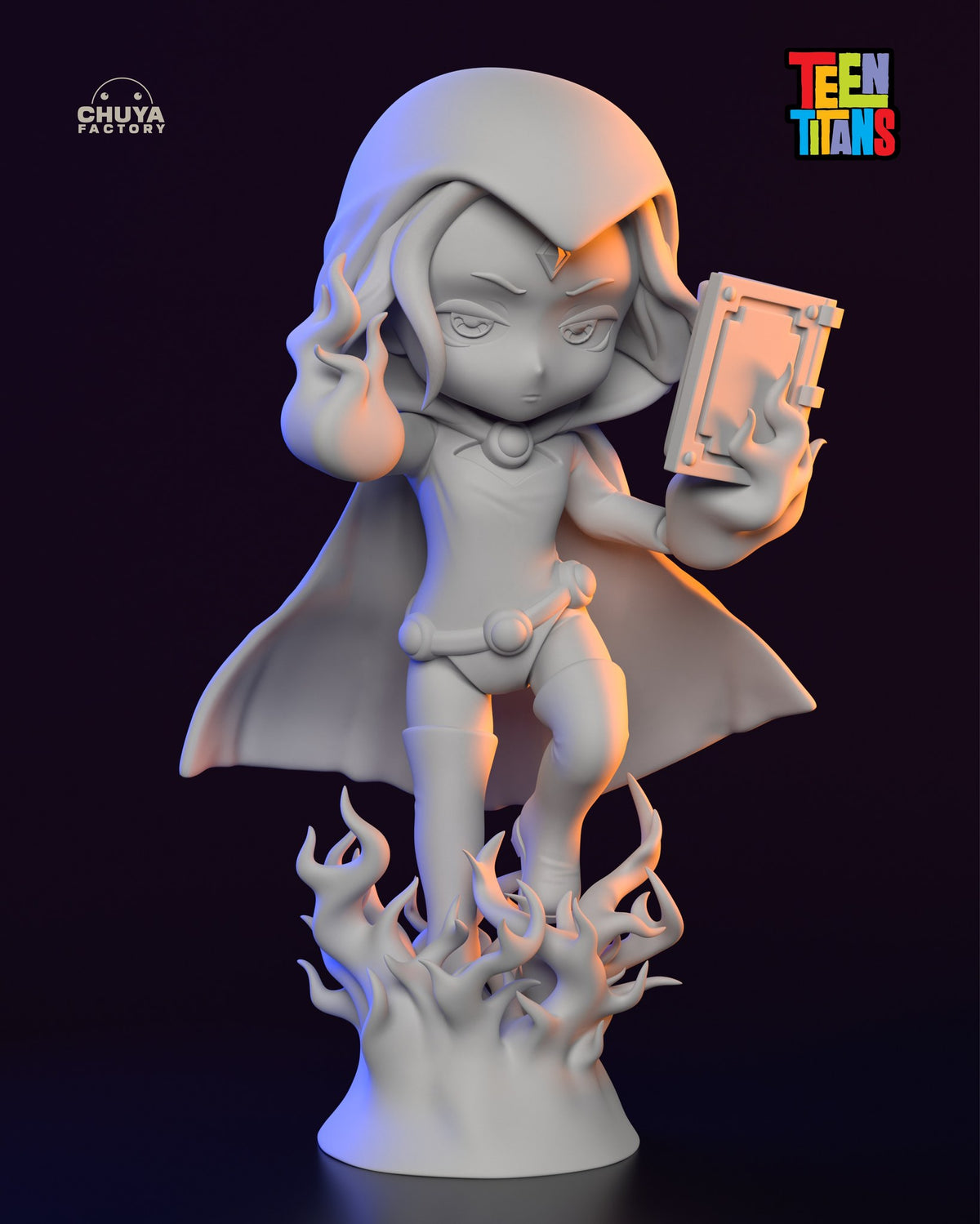 Chibi Raven resin figure