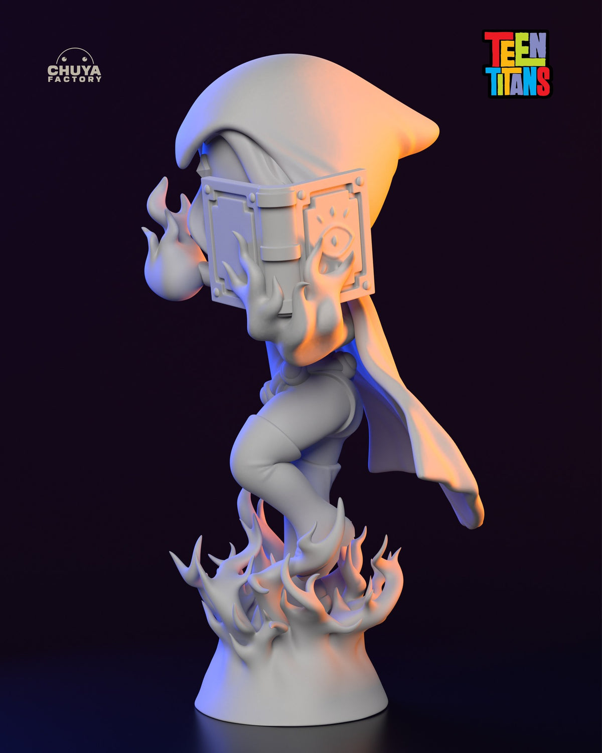 Chibi Raven resin figure
