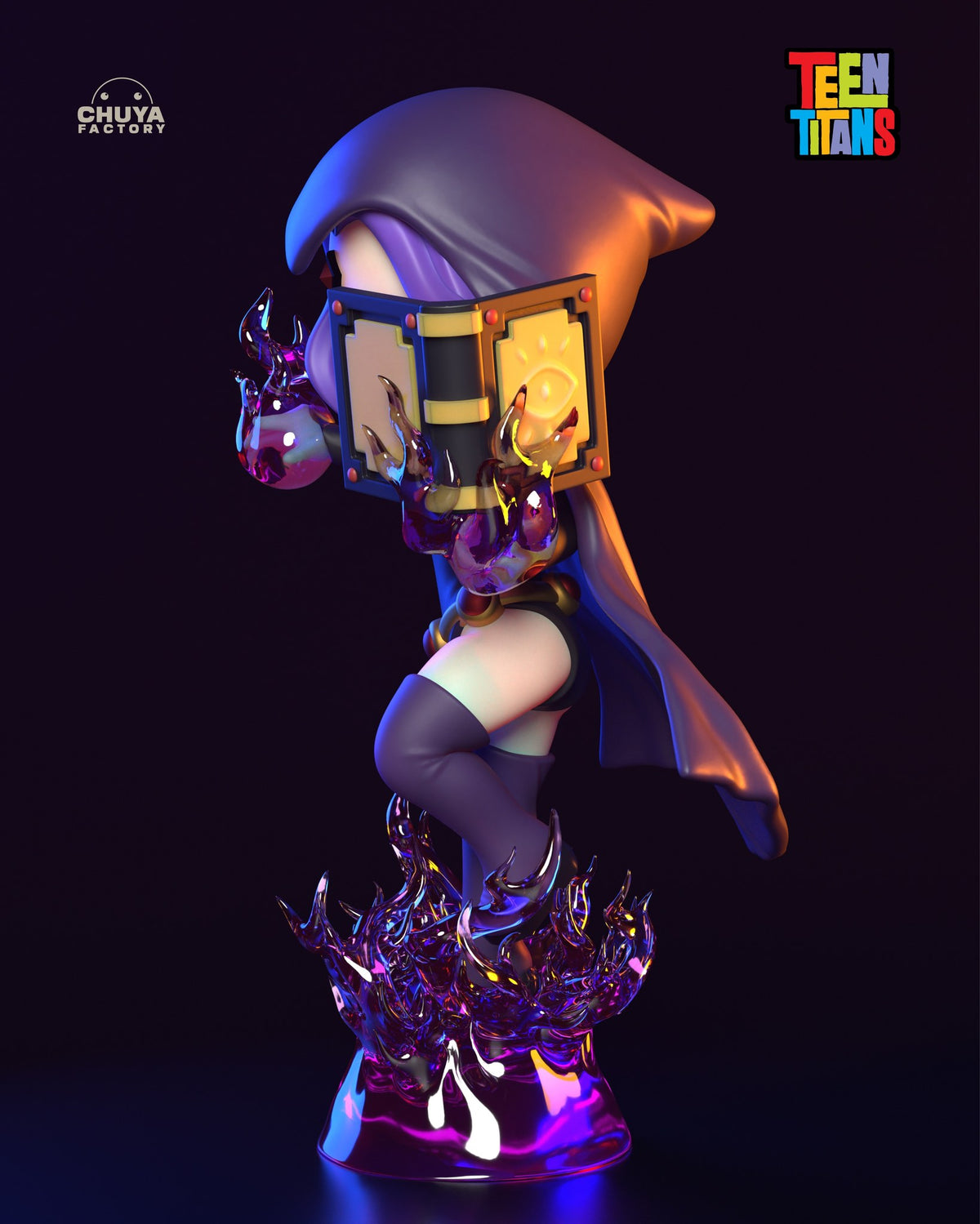 Chibi Raven resin figure