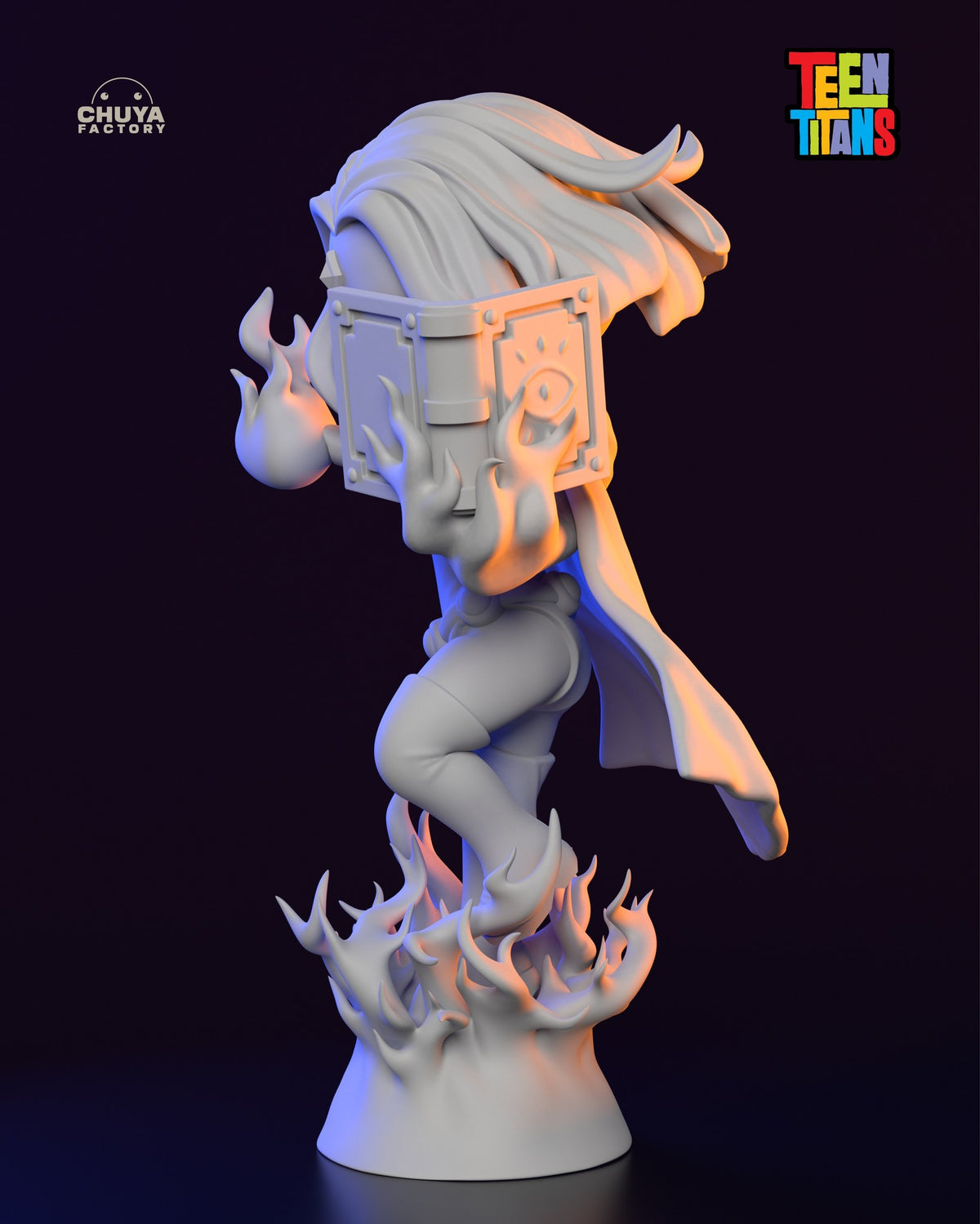 Chibi Raven resin figure