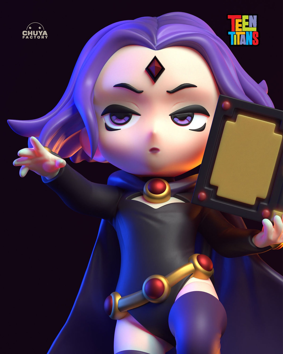 Chibi Raven resin figure