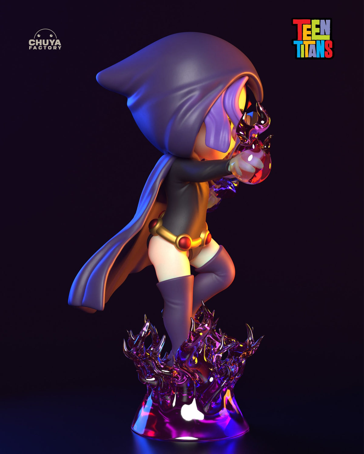 Chibi Raven resin figure