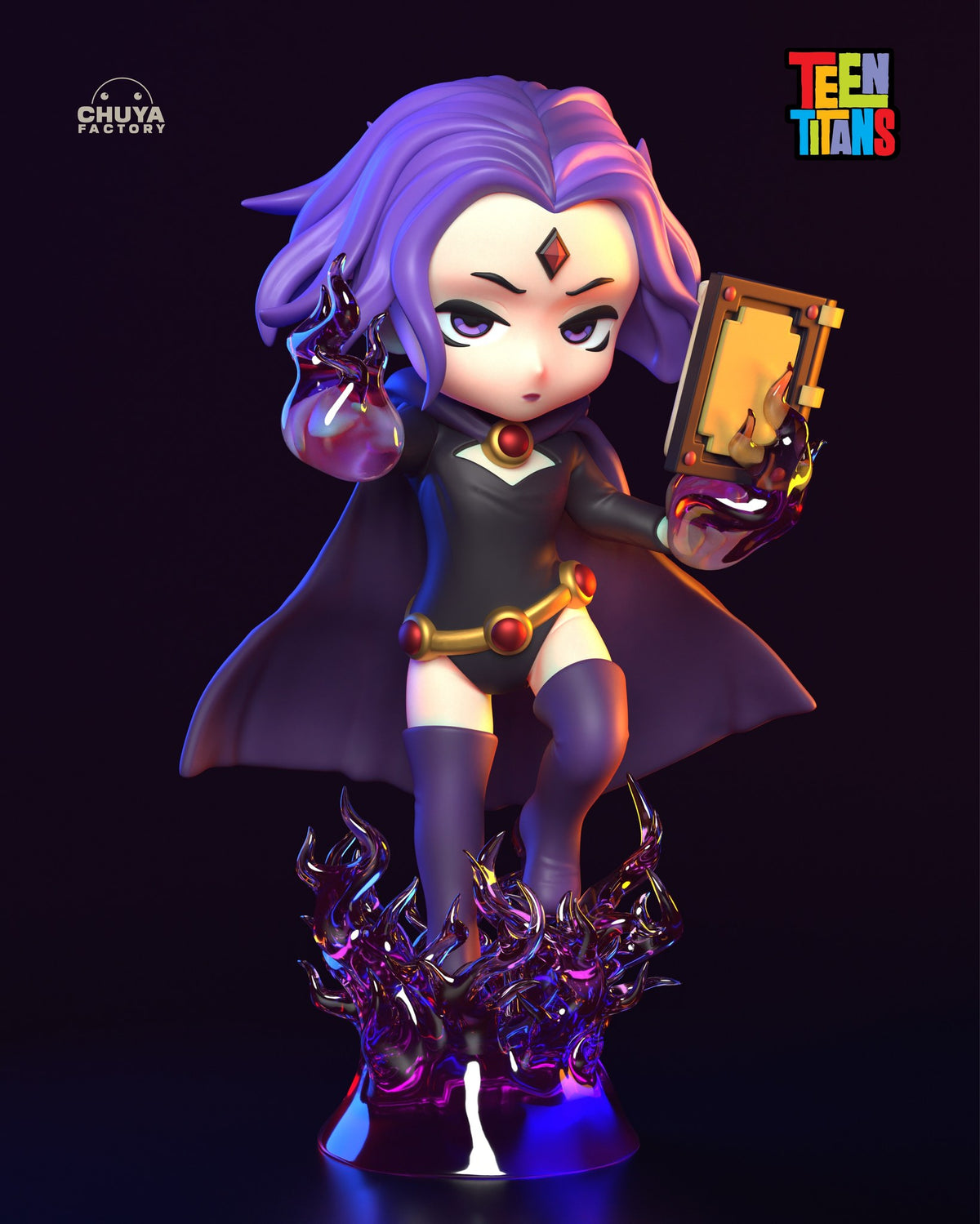 Chibi Raven resin figure