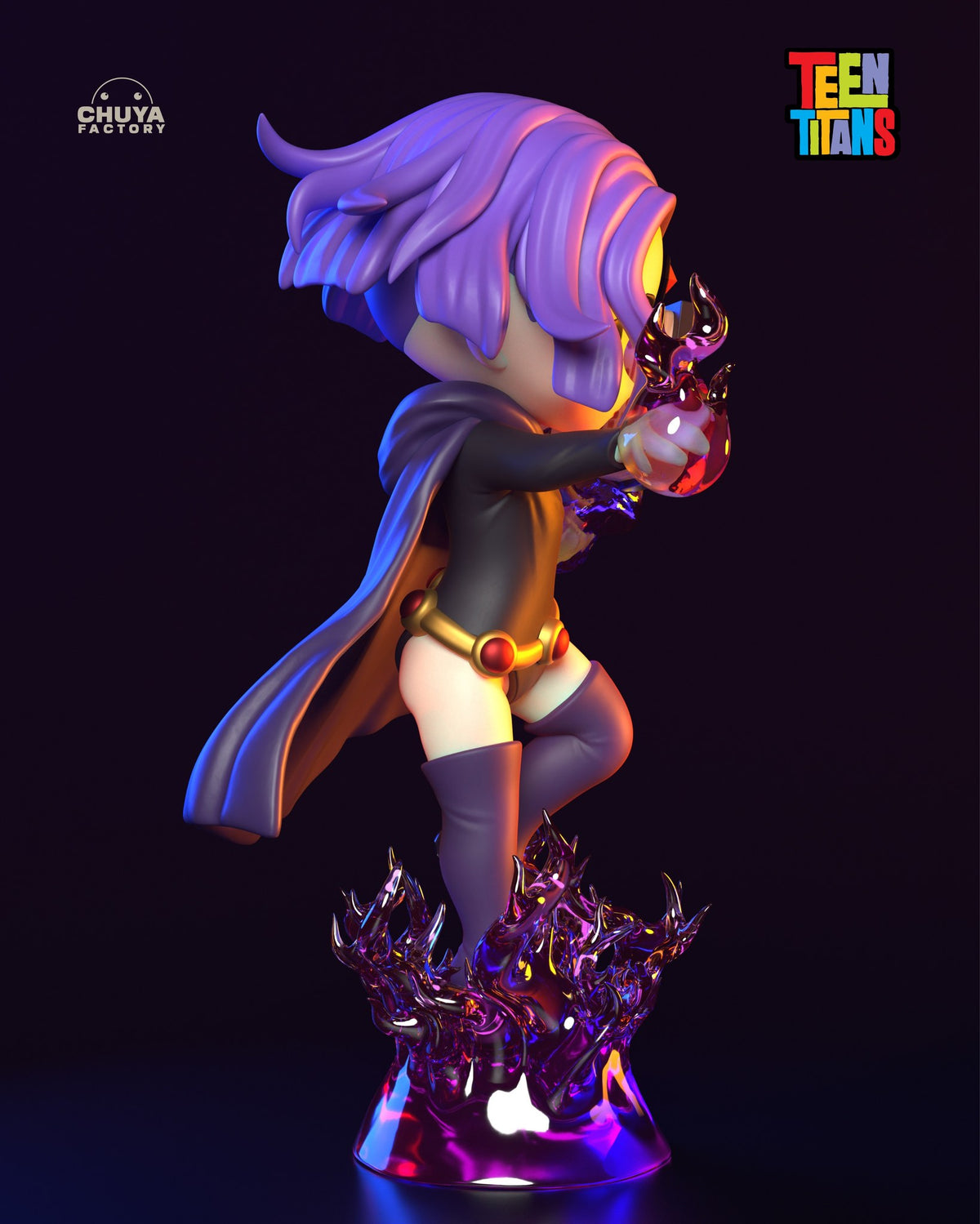 Chibi Raven resin figure