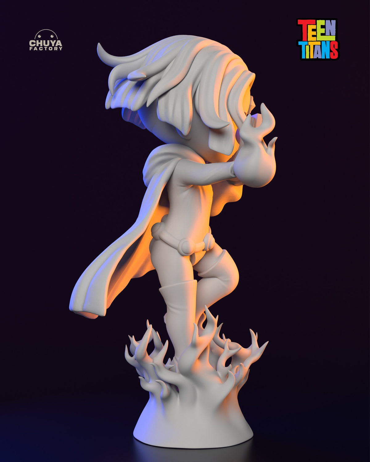 Chibi Raven resin figure