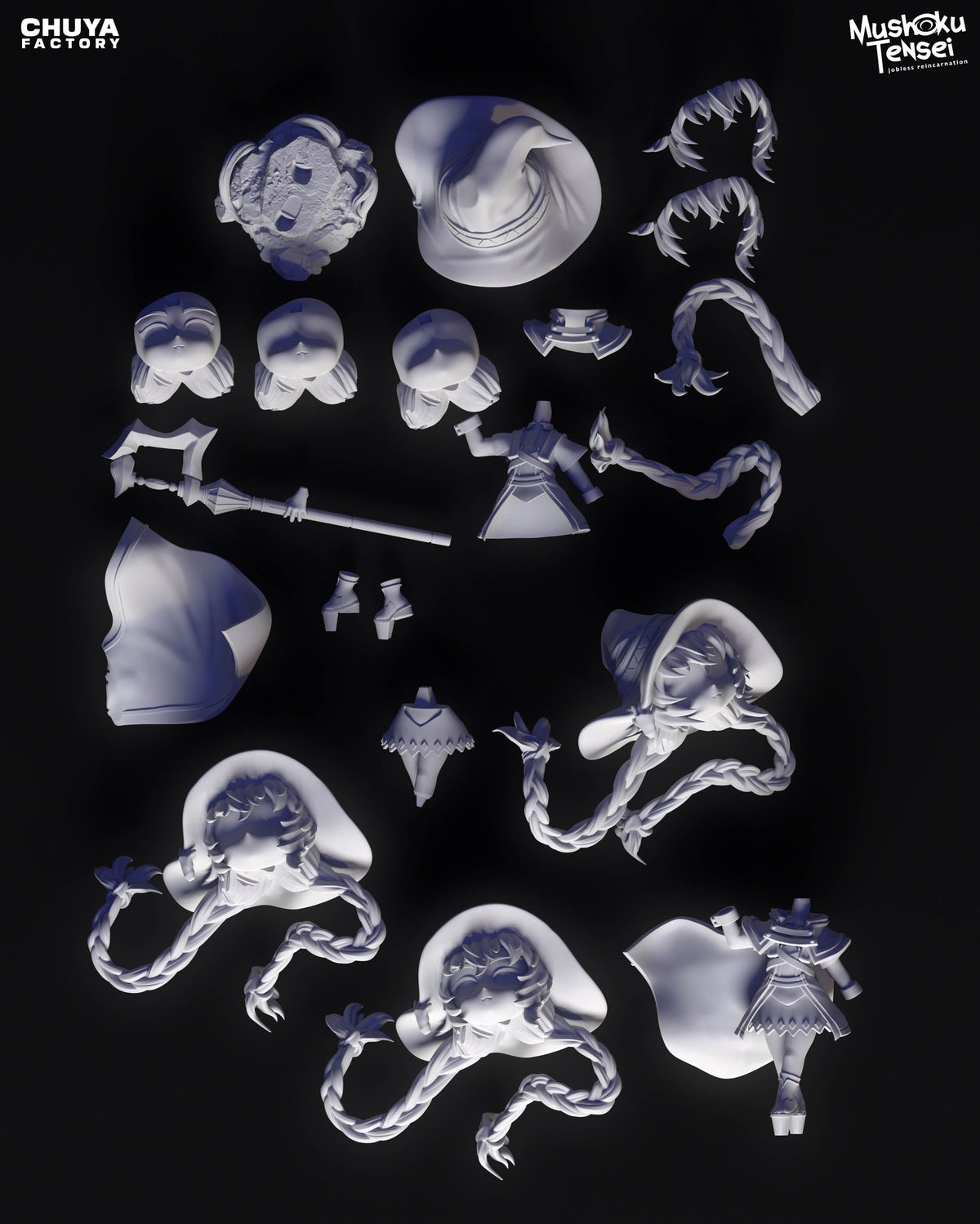 Chibi Roxy Migurdia resin figure