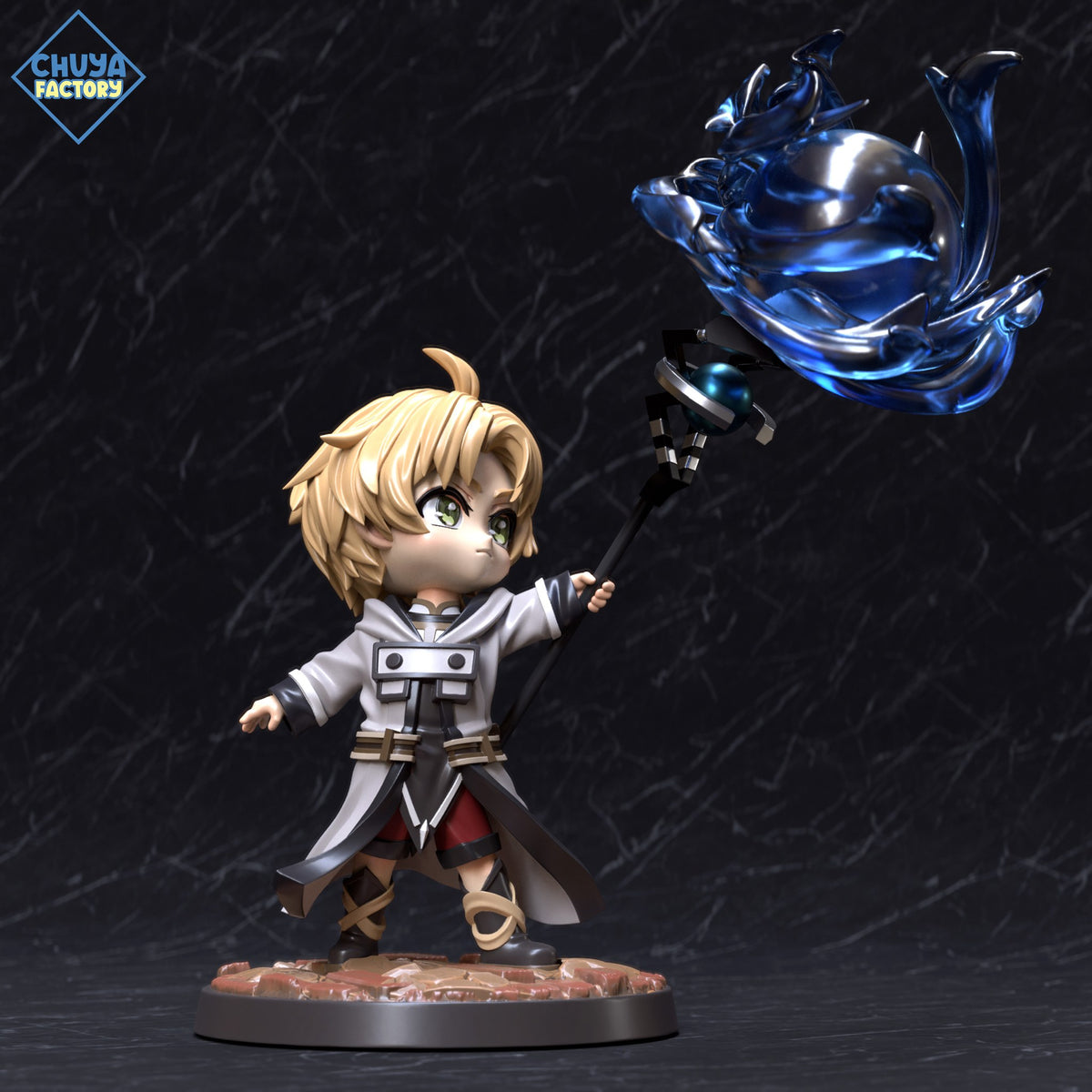 Chibi Rudeus Greyrat resin figure