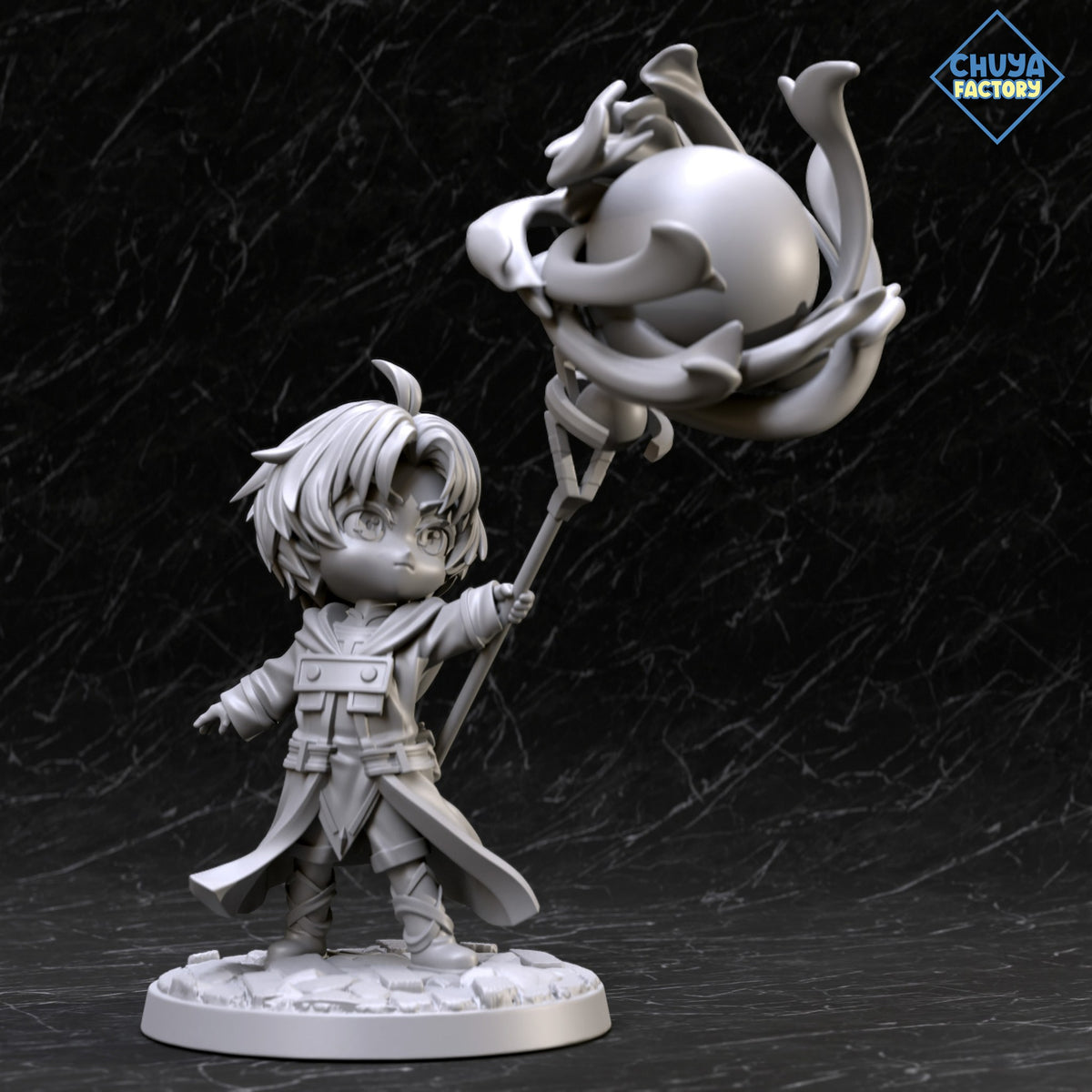 Chibi Rudeus Greyrat resin figure