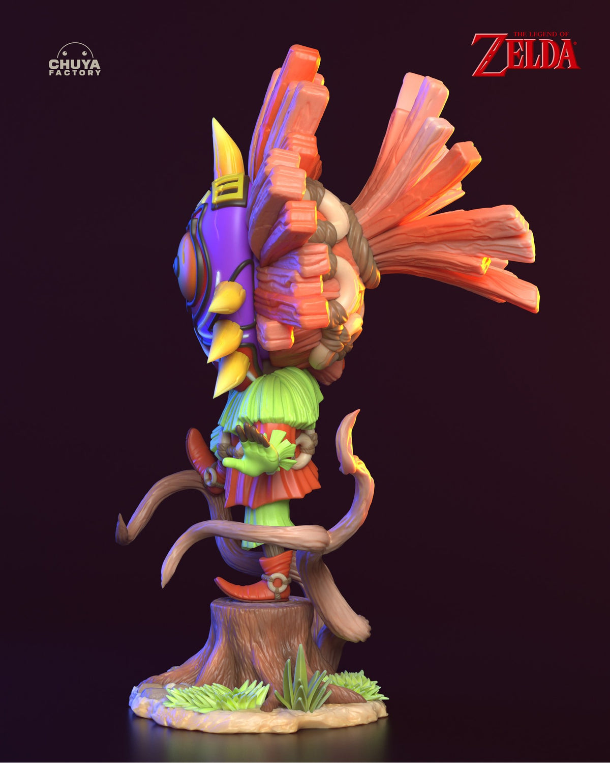 Chibi Skull Kid resin figure