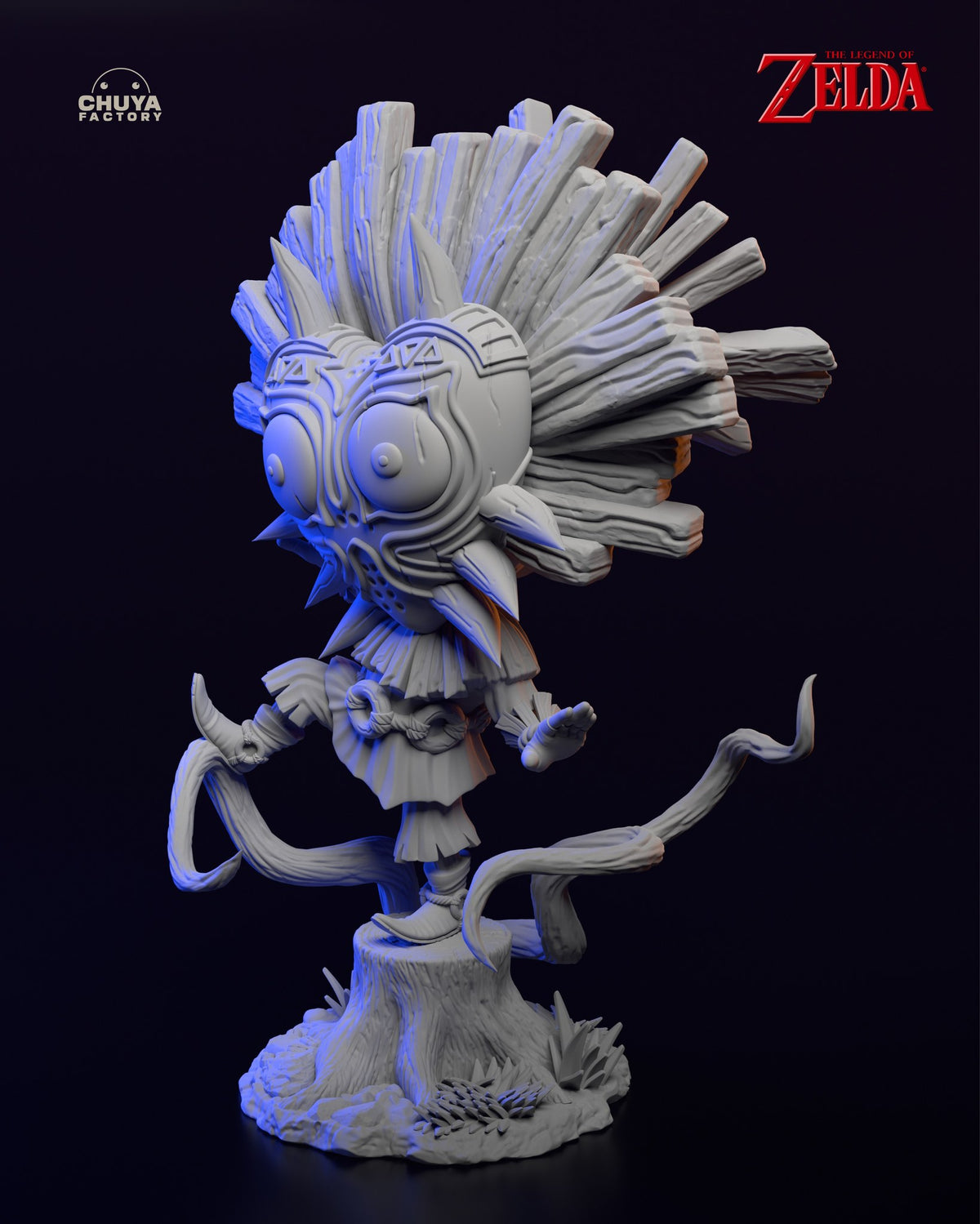 Chibi Skull Kid resin figure