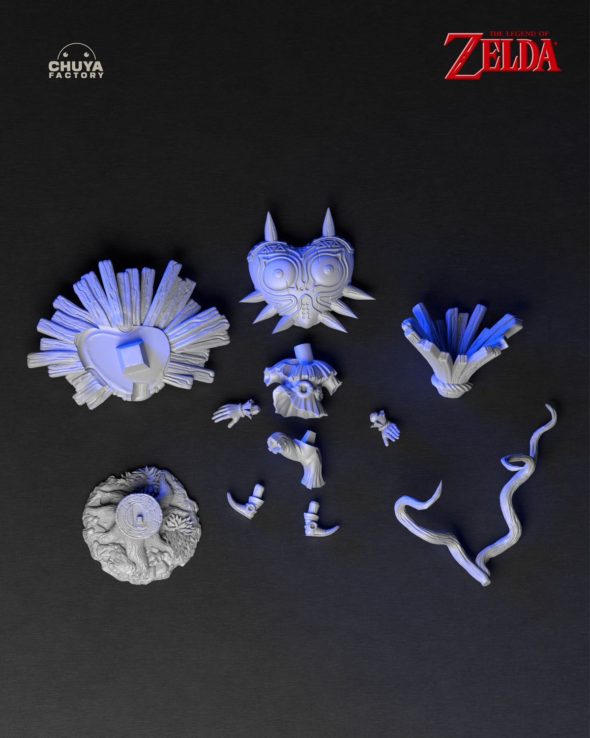 Chibi Skull Kid resin figure