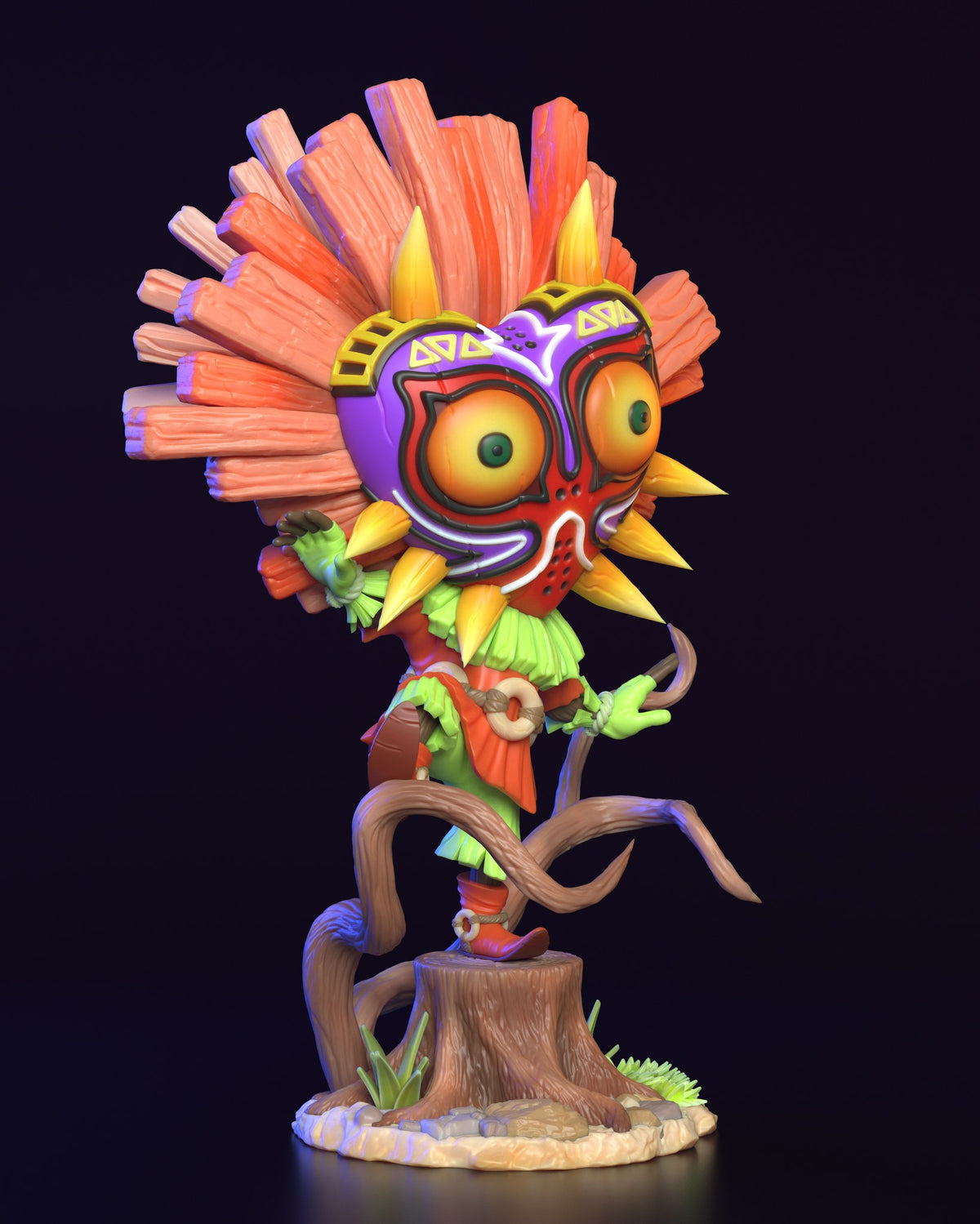Chibi Skull Kid resin figure