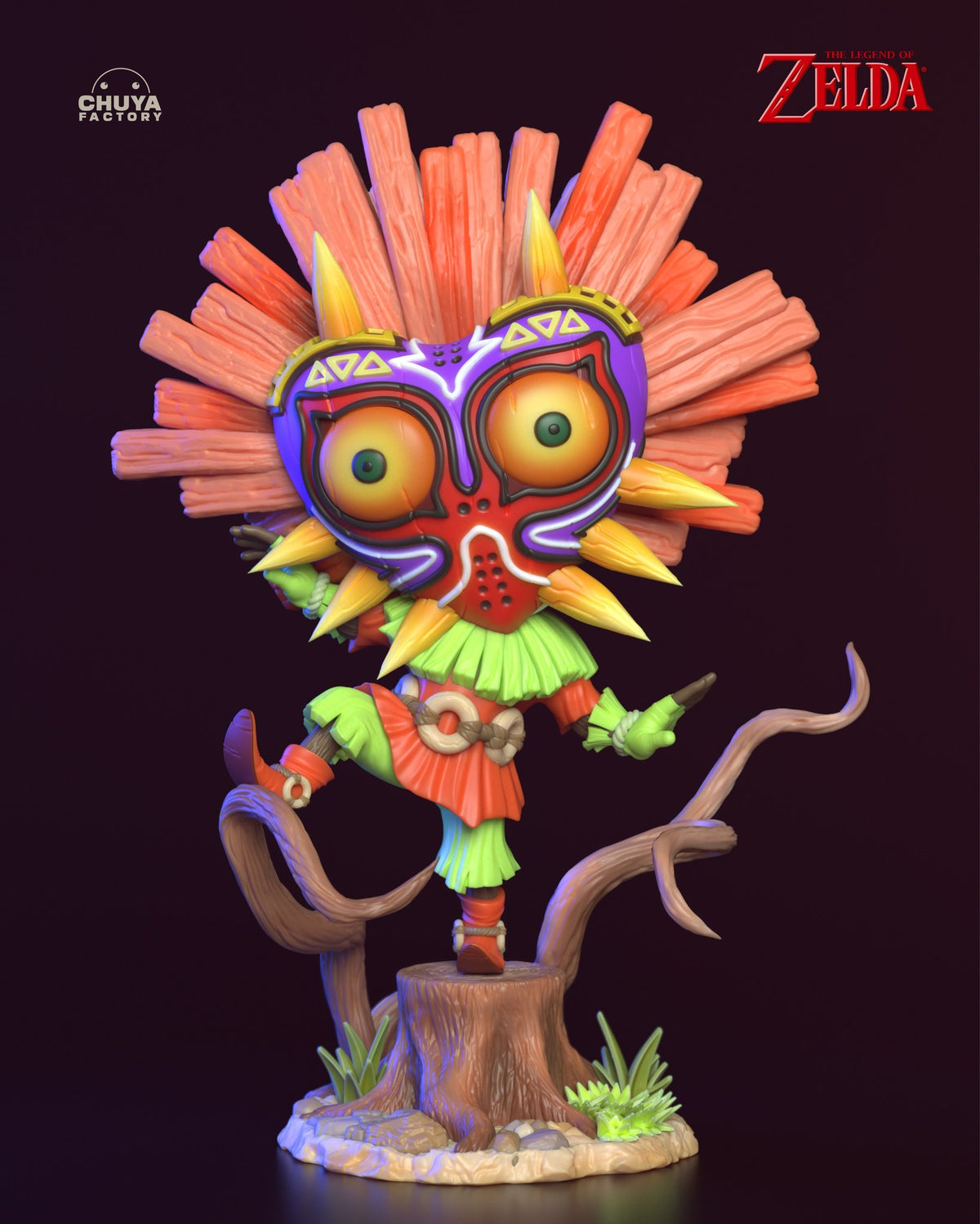 Chibi Skull Kid resin figure